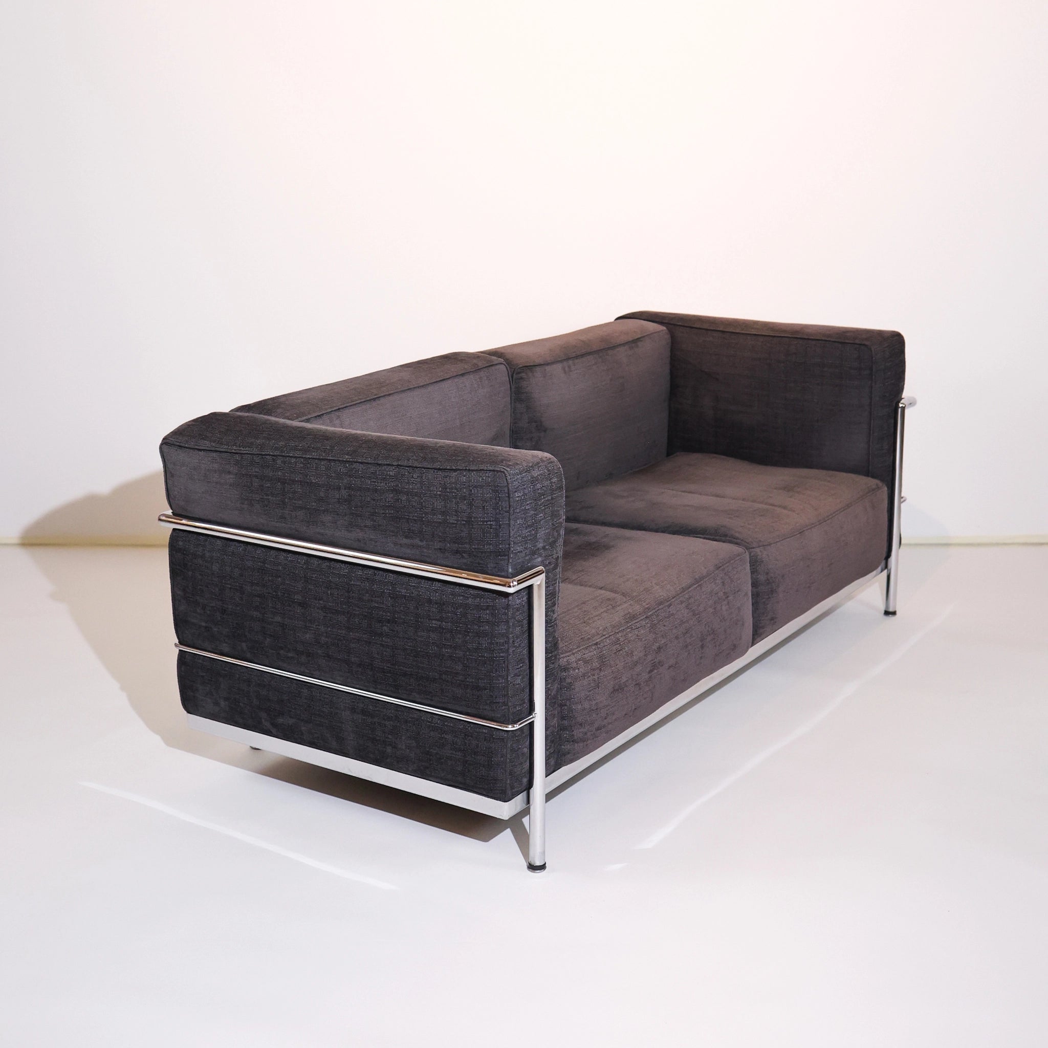Le Corbusier LC2 Two-Seater Sofa by Cassina, Italy
