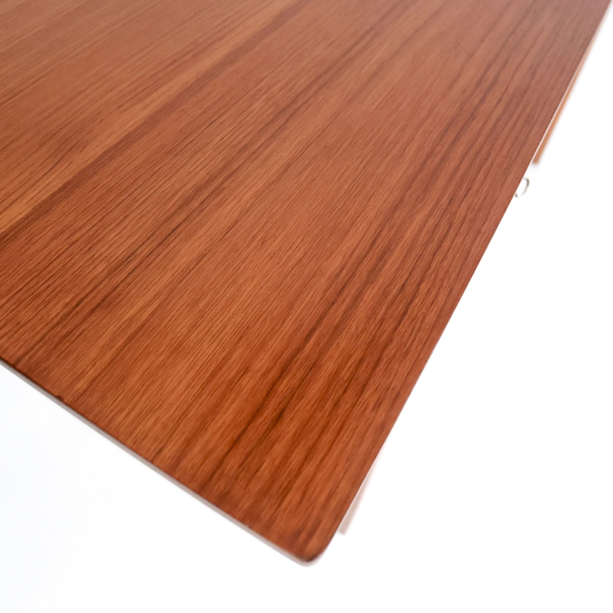 Extendable Mid-Century Scandinavian Teak Desk with Movable Drawers