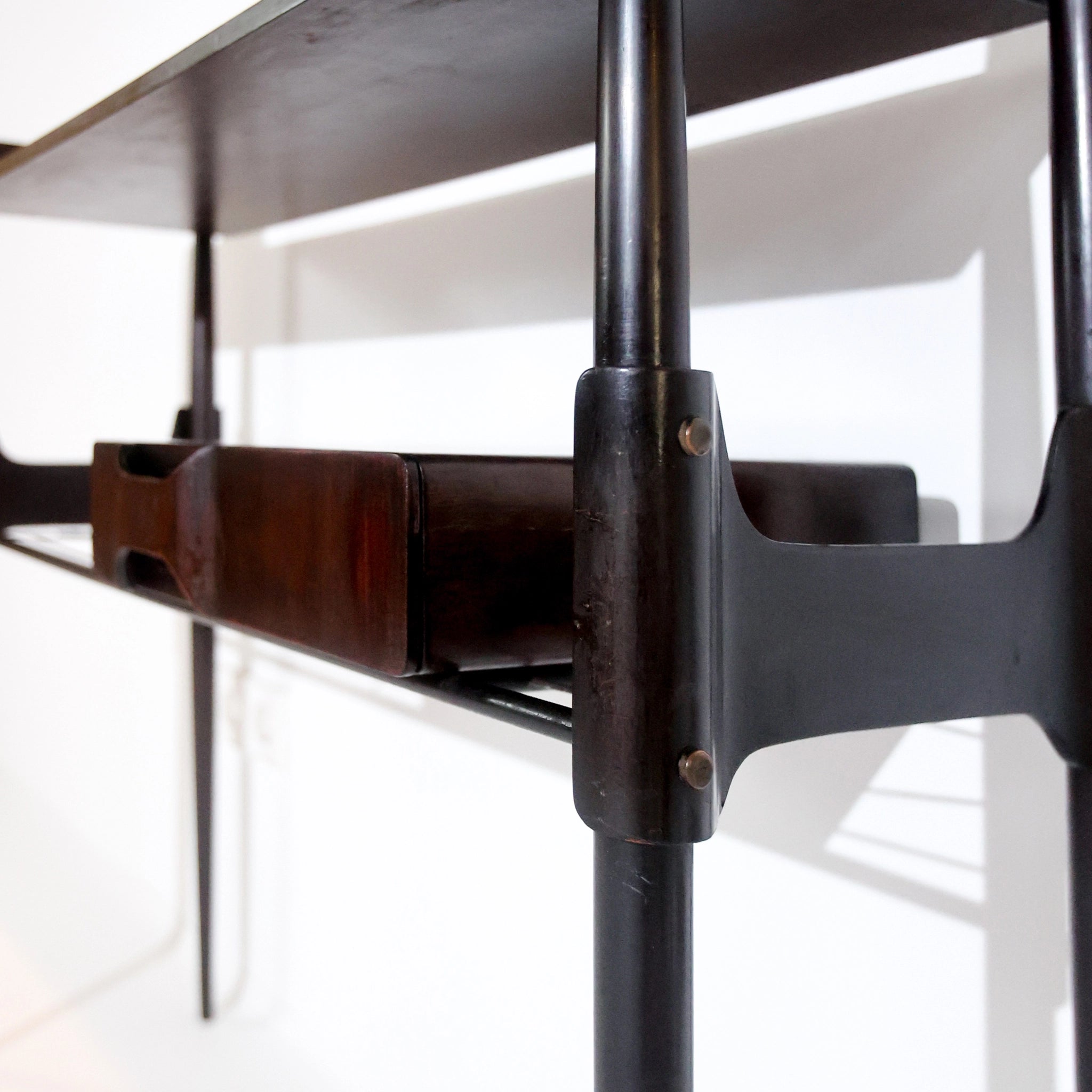 Italian Entryway Console & Mirror Set by Ico Parisi, Italy, 1950s