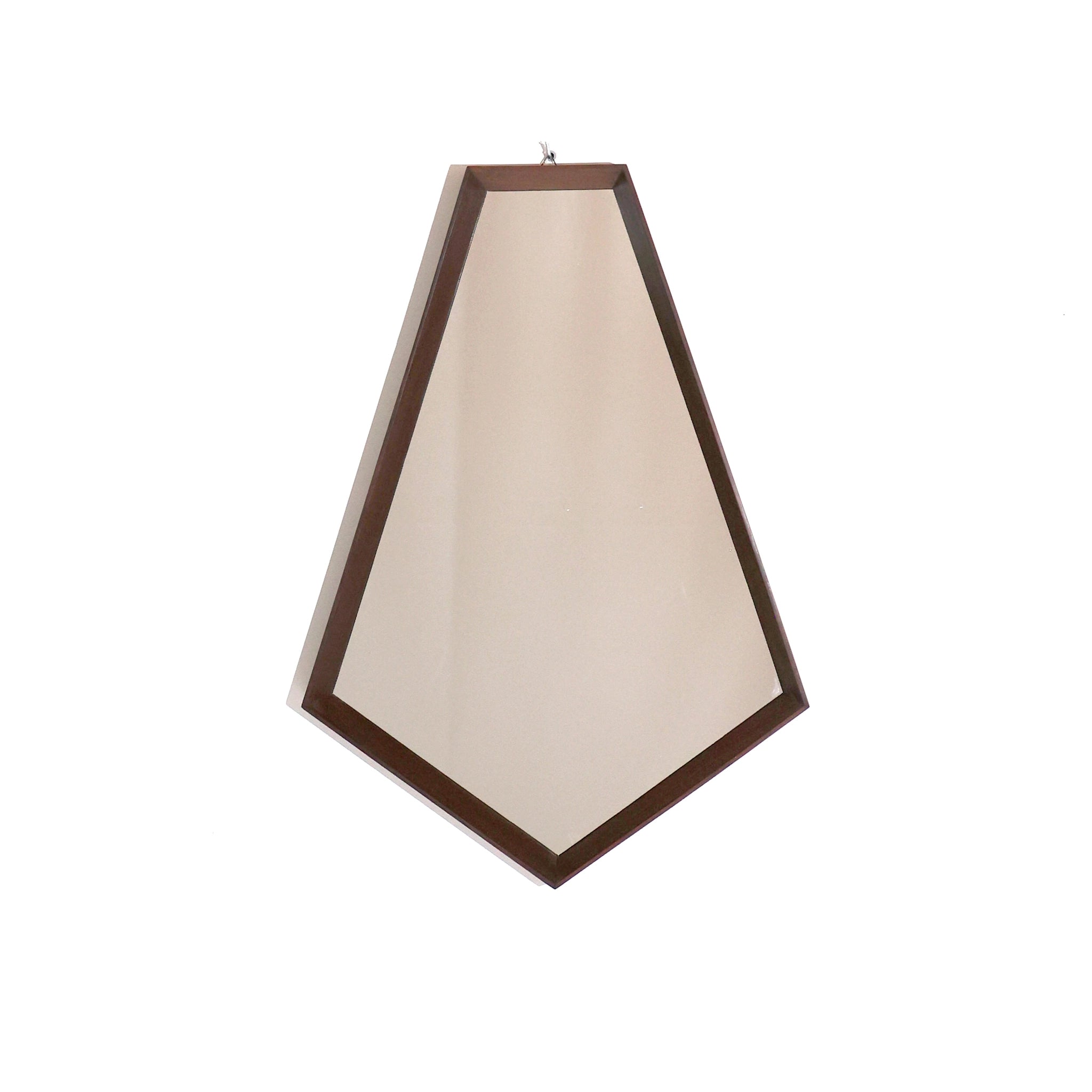 Italian Mid-century Pentagon Shaped Mirror, 1960s