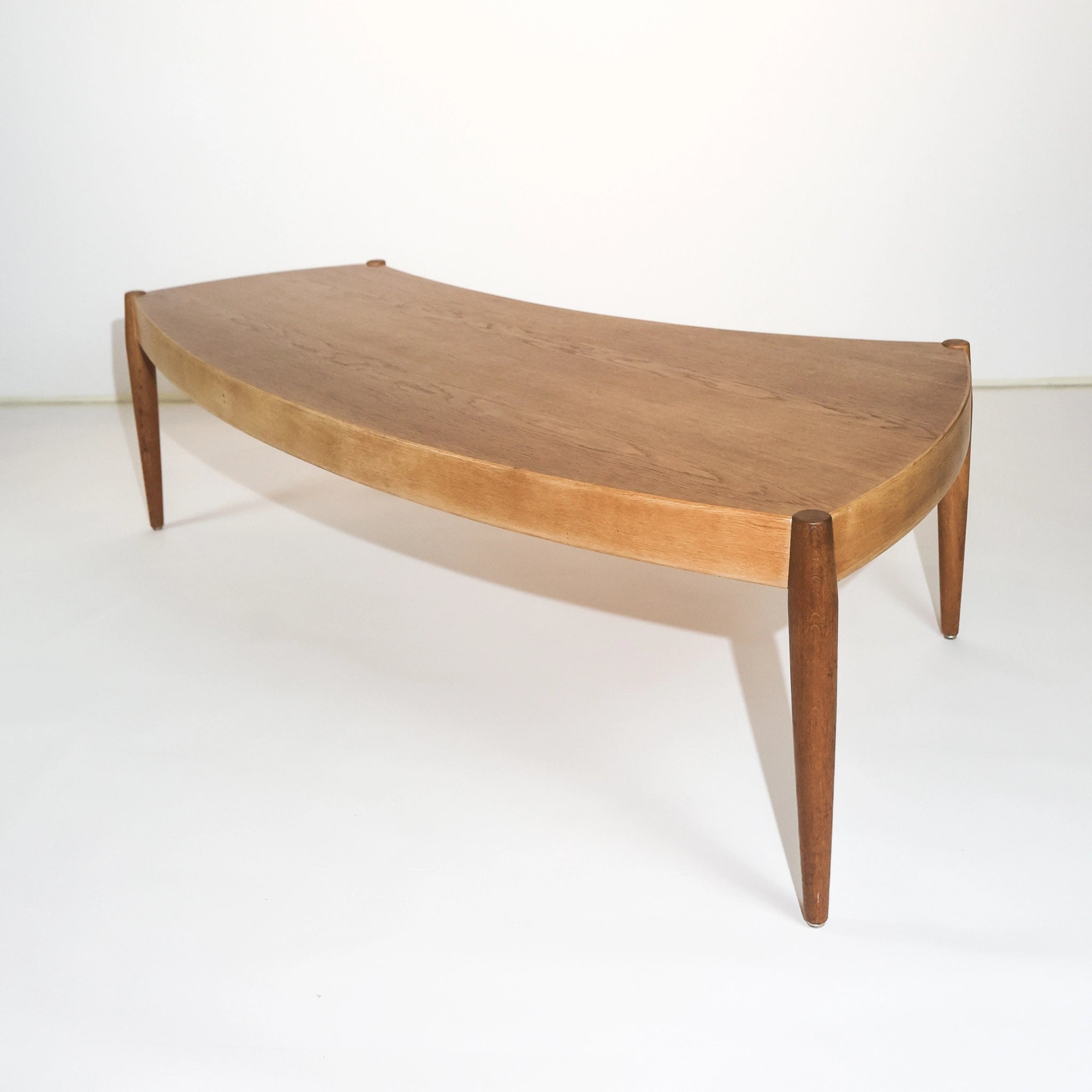 Johannes Andersen for Trensum – Curved Teak Coffee Table, Sweden, 1960s