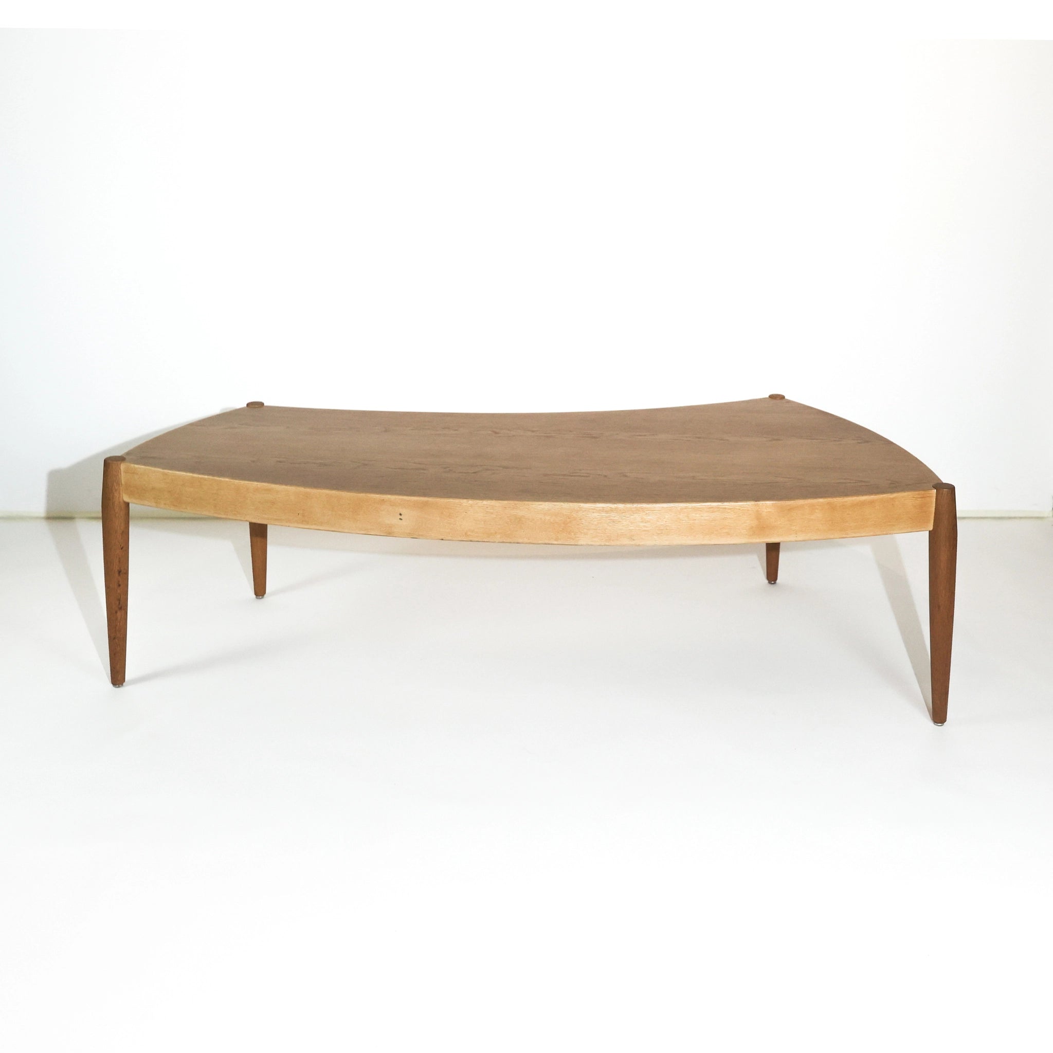 Johannes Andersen for Trensum – Curved Teak Coffee Table, Sweden, 1960s