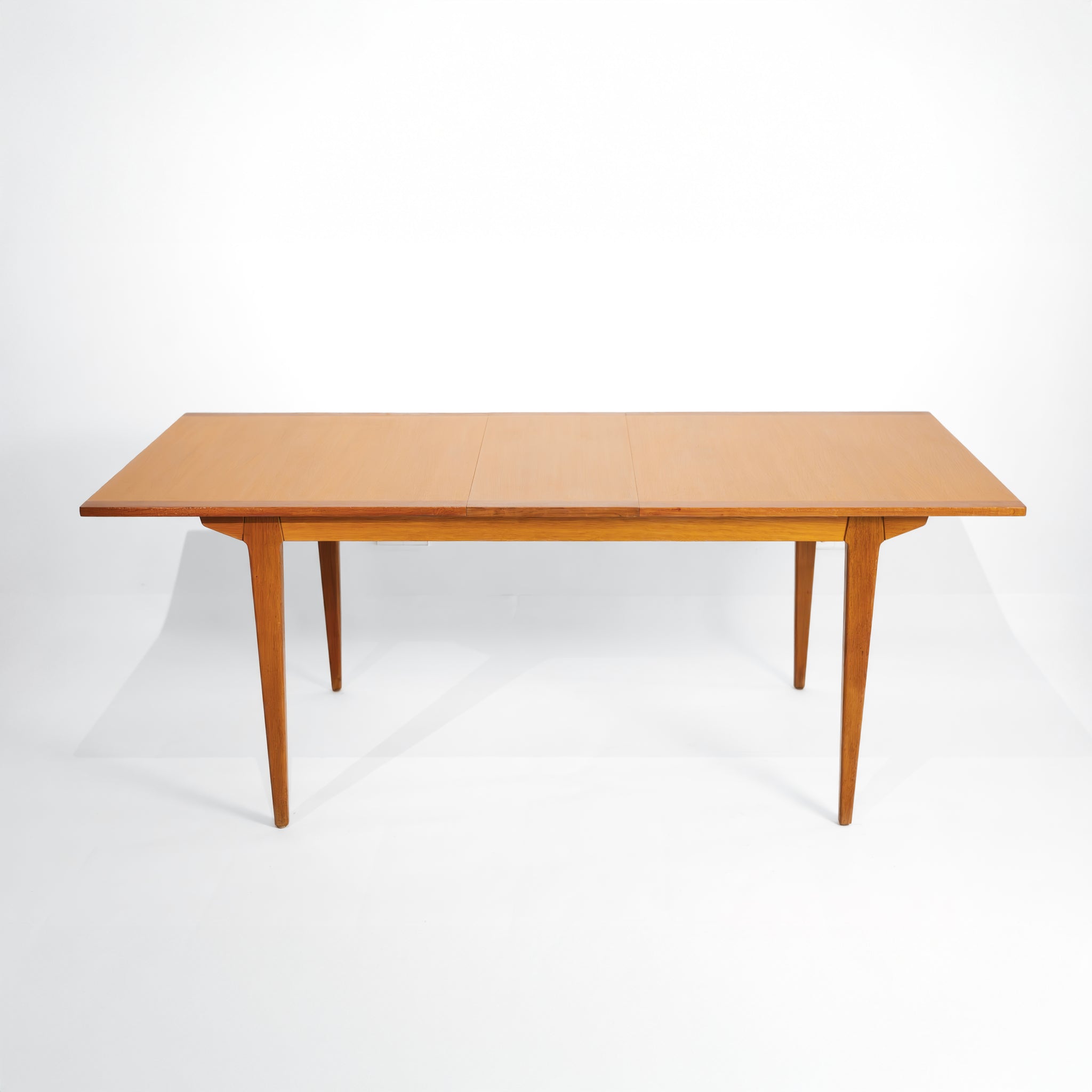Mesa Grande de Comedor Escandinava de Mediados de Siglo con Dos Extensiones, Años 60