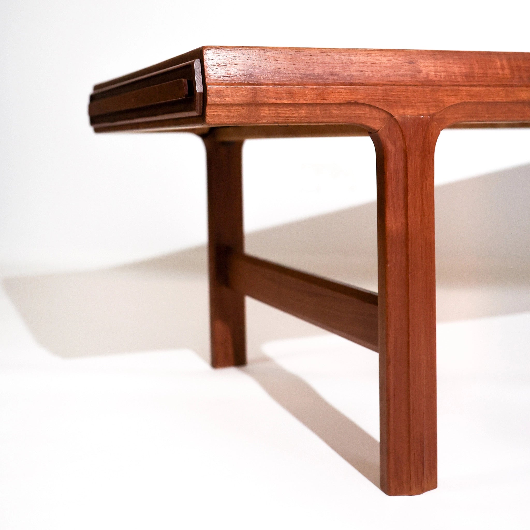 Mid-Century Scandinavian Teak Coffee Table with Hidden Drawers,Sweden 1960s
