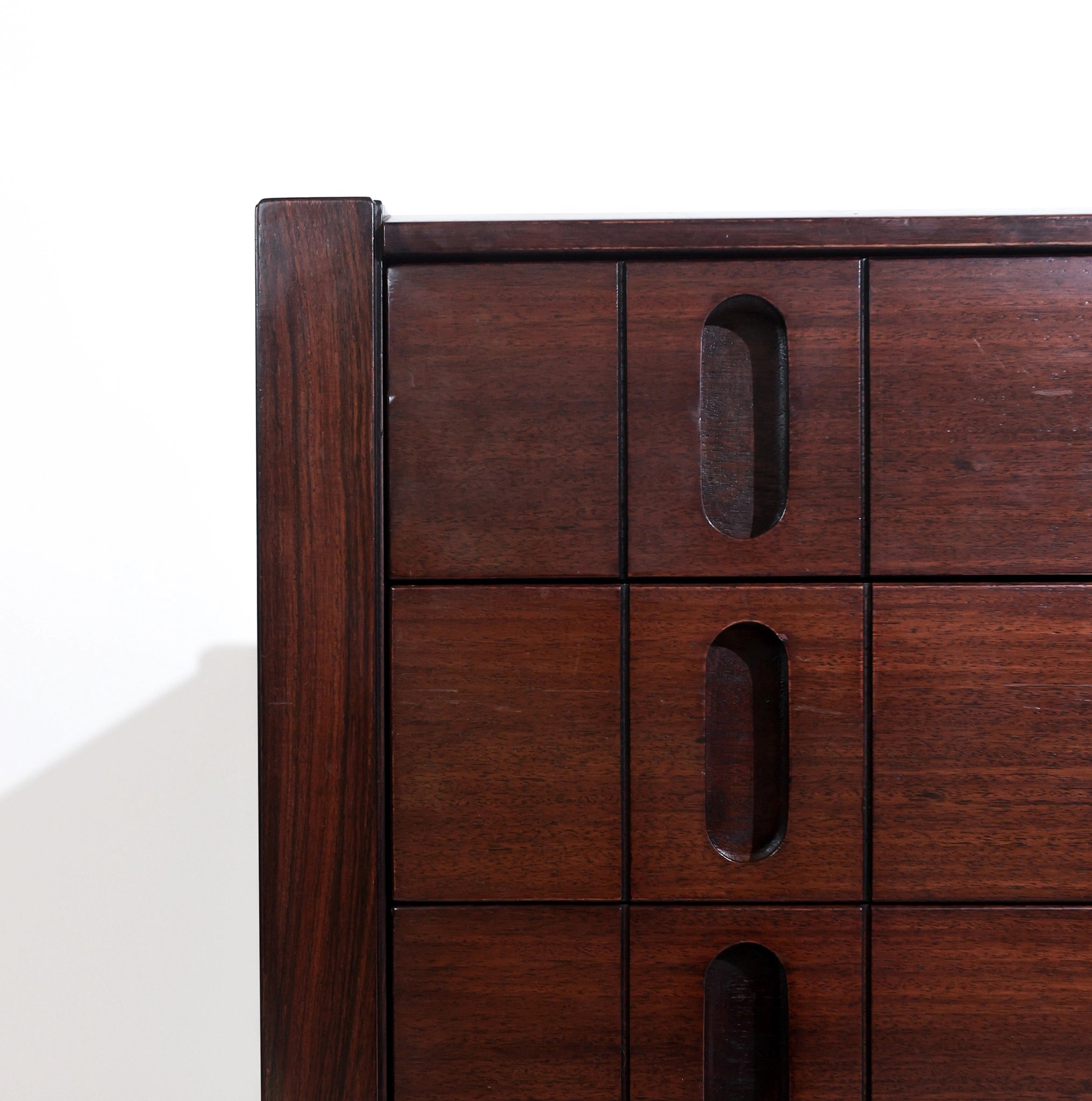 Mid-Century Italian Walnut Chest of Drawers by Giovanni Ausenda for Stilwood, 1960s