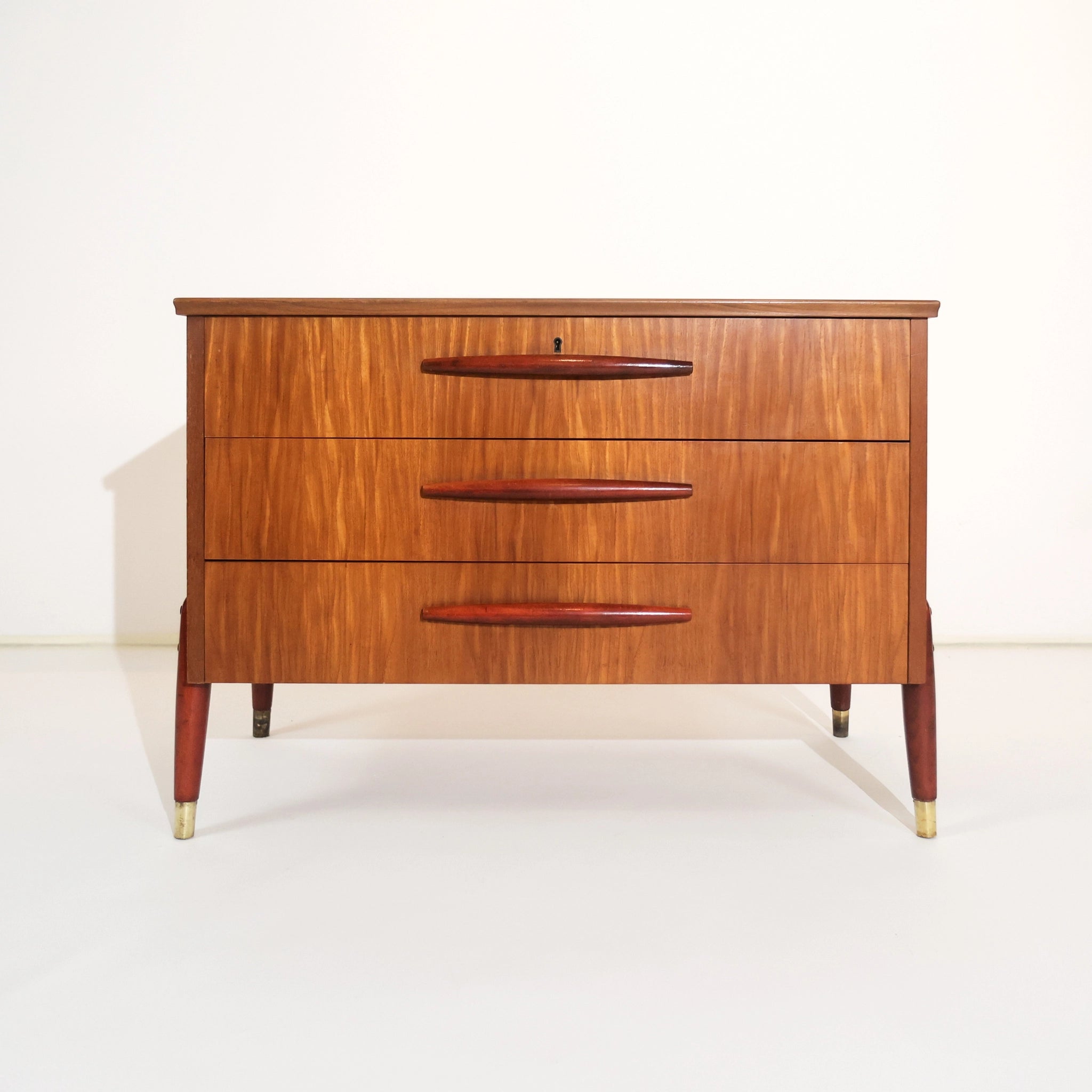 1950s Scandinavian Teak Dresser by Bröderna Gustafssons, Sweden