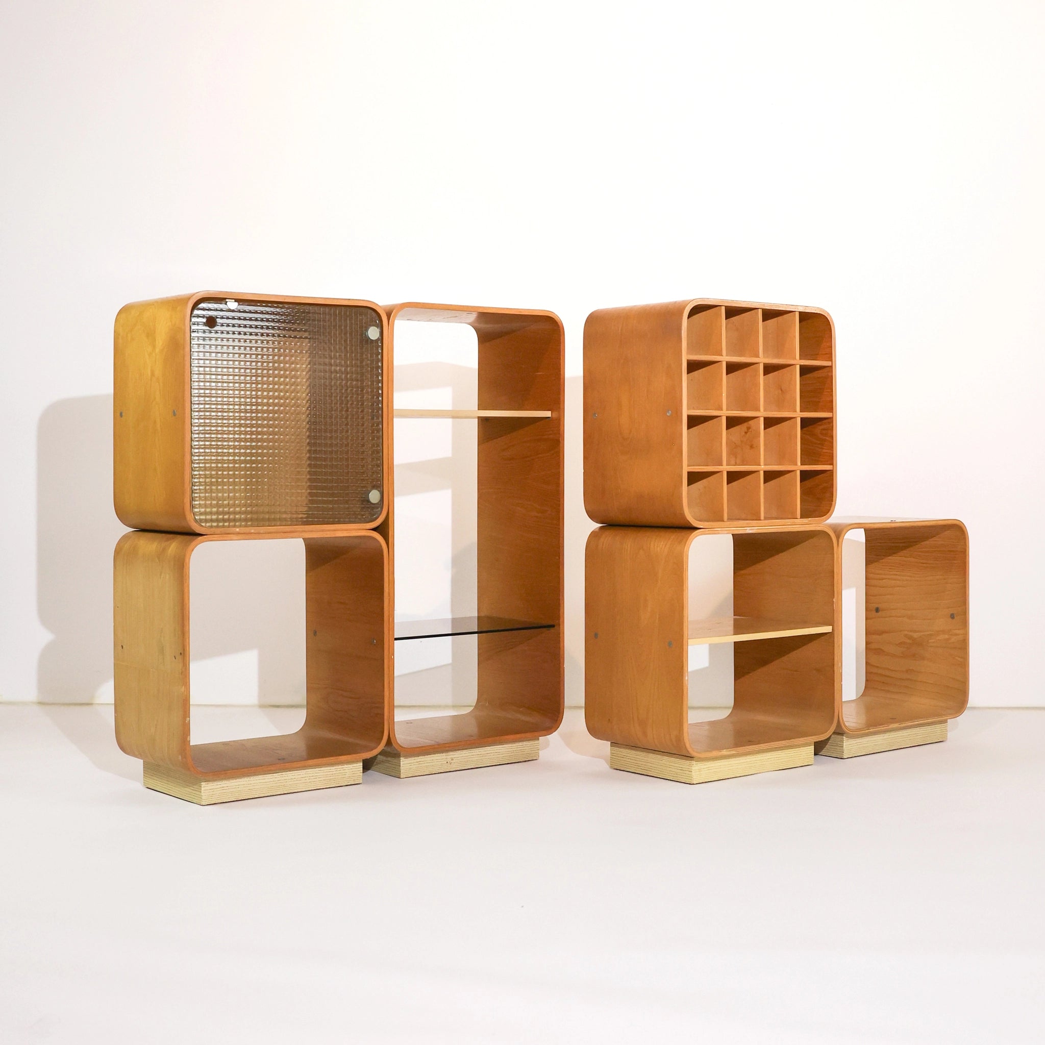 Sistema de estantería modular de Carlo De Carli, Italia, años 70.