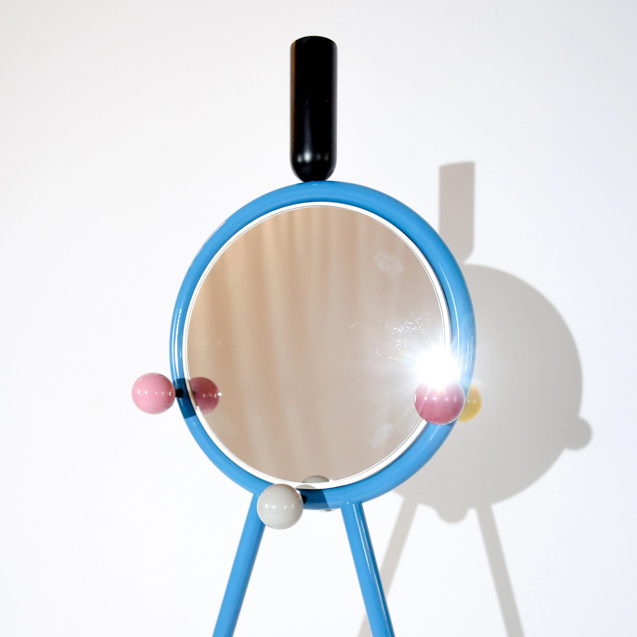 Postmodern Italian Memphis-Style Blue Coat Rack