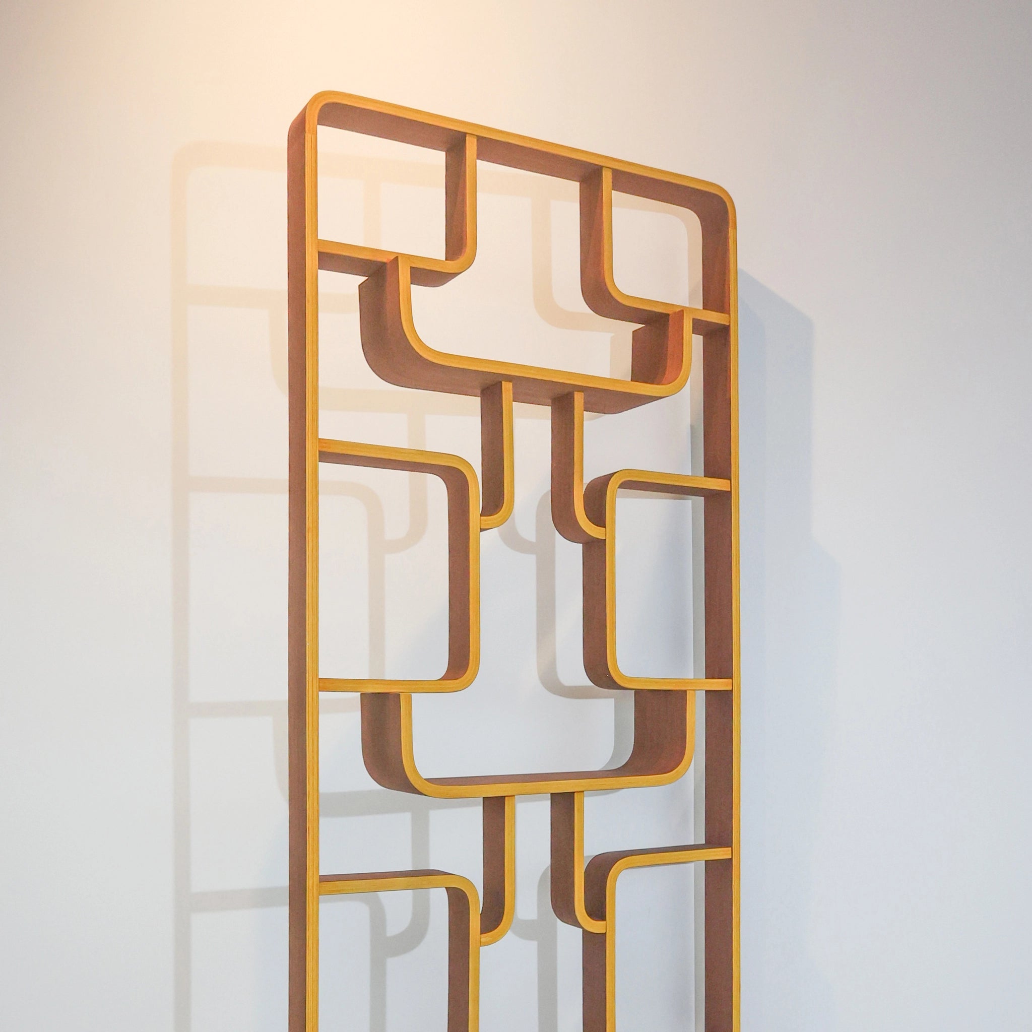 Modernist Round Edge Screen/ Space Divider by Ludvik Volak, 1960s