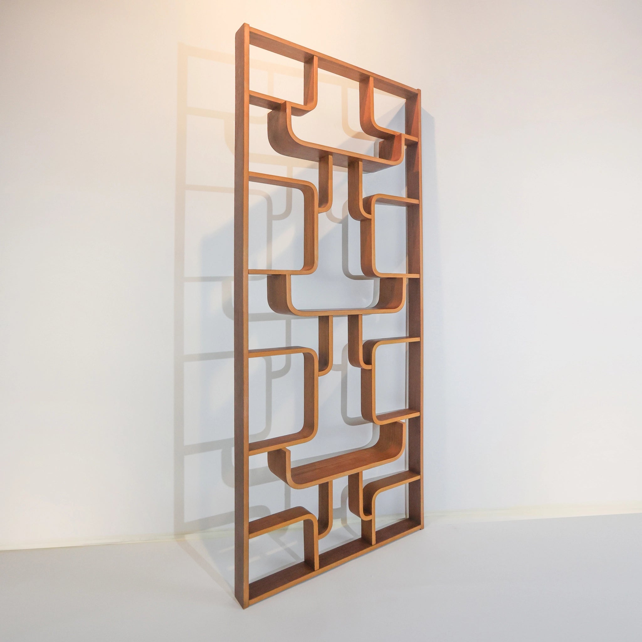 Modernist Square Edge Screen/ Space Divider by Ludvik Volak, 1960s