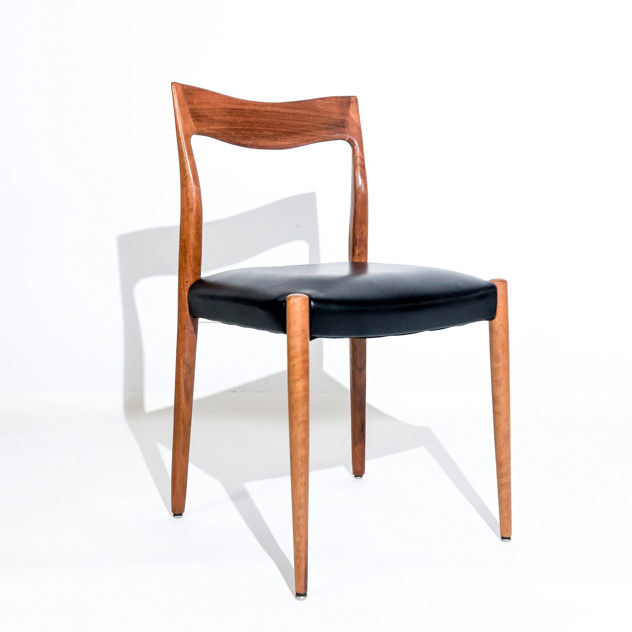 Set of 6 Scandinavian Mid-Century Teak Dining Chairs by Arne Hovmand-Olsen for Mogens Kold, Denmark,1960s