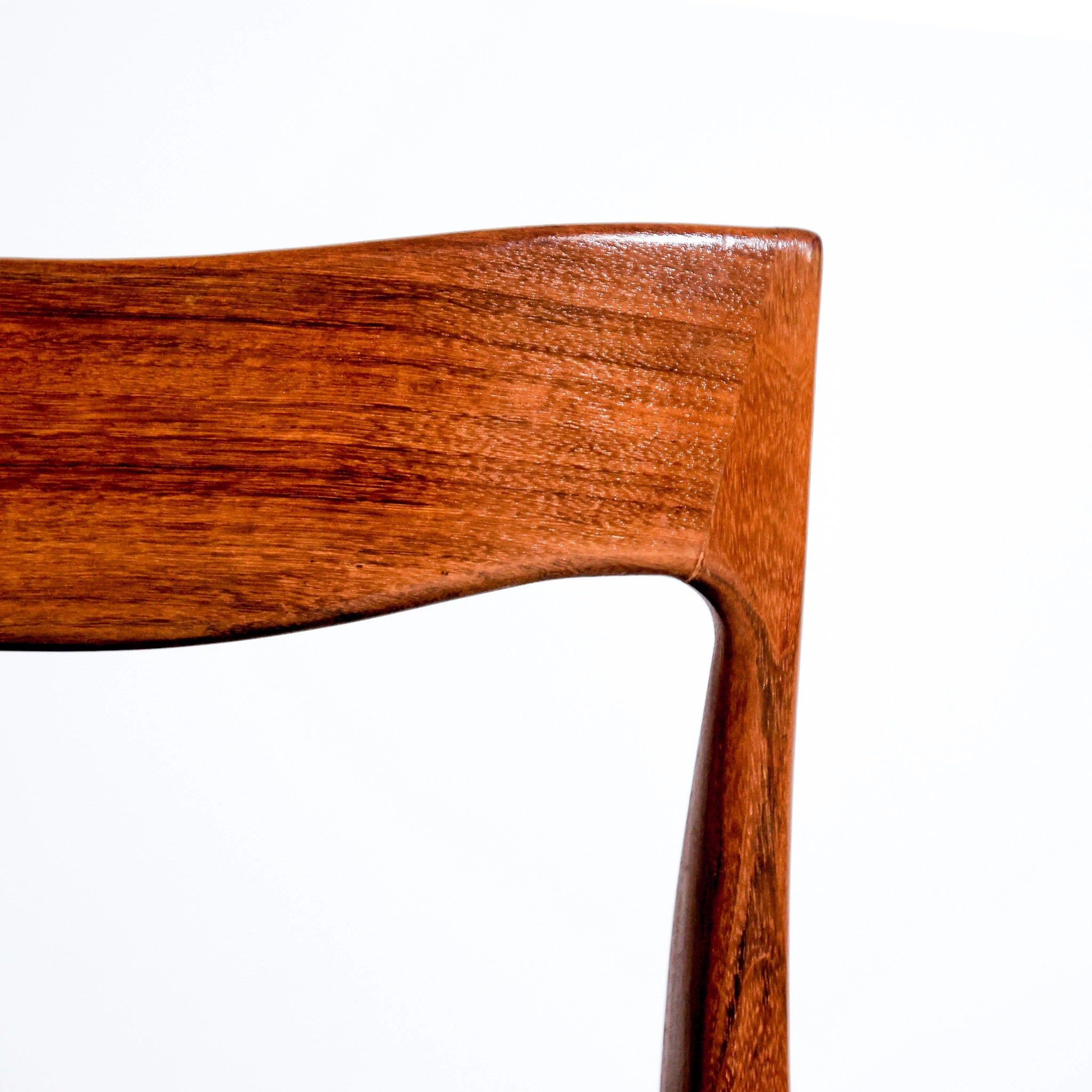 Set of 6 Scandinavian Mid-Century Teak Dining Chairs by Arne Hovmand-Olsen for Mogens Kold, Denmark,1960s