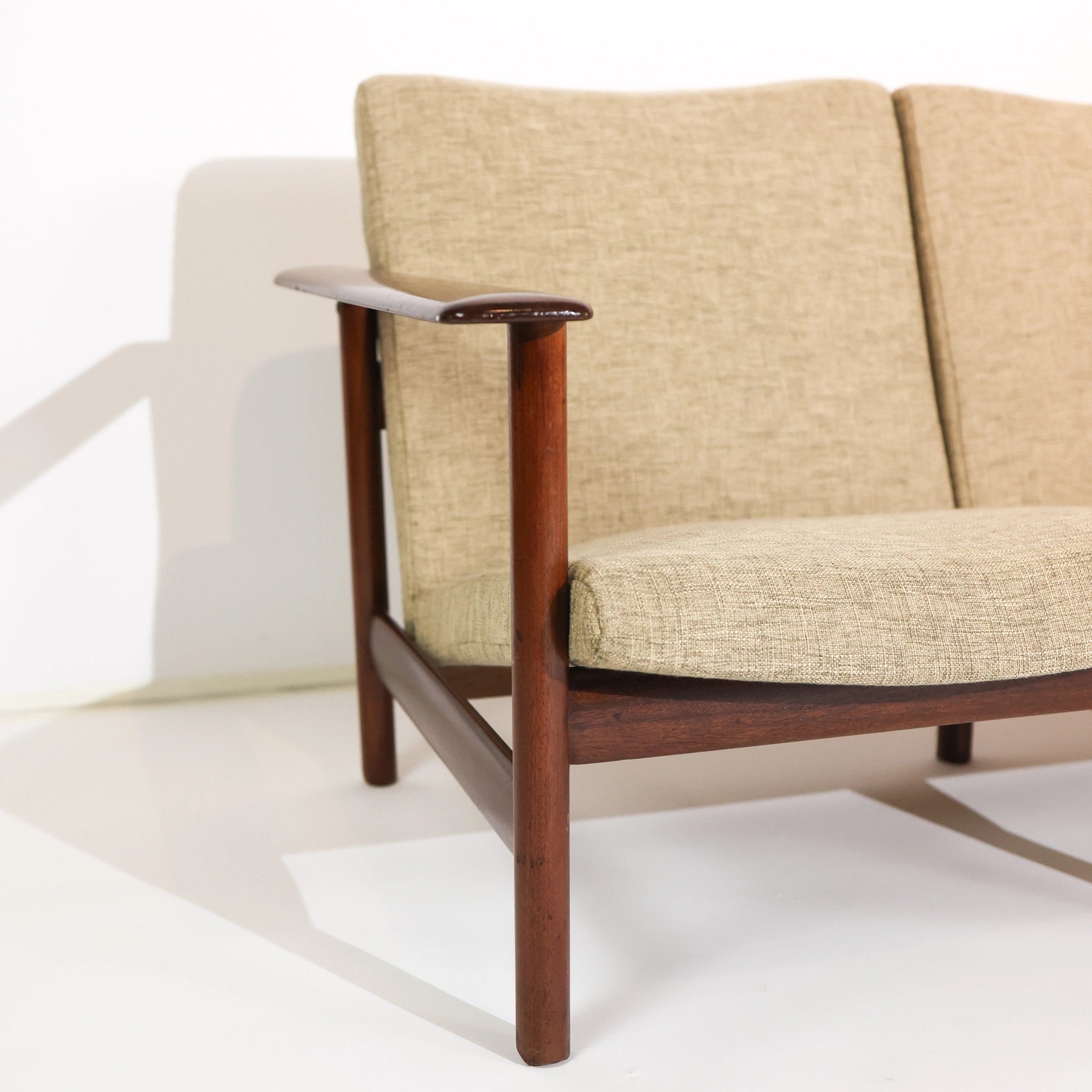 Three- seater Sofa by Siège Steiner, France, 1960s