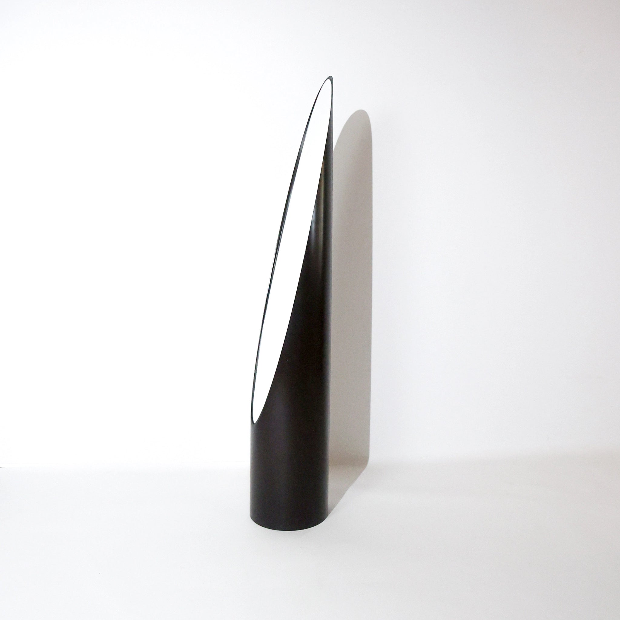 Dark Brown Floor Lipstick Mirror, Unghia, Italy 1970s