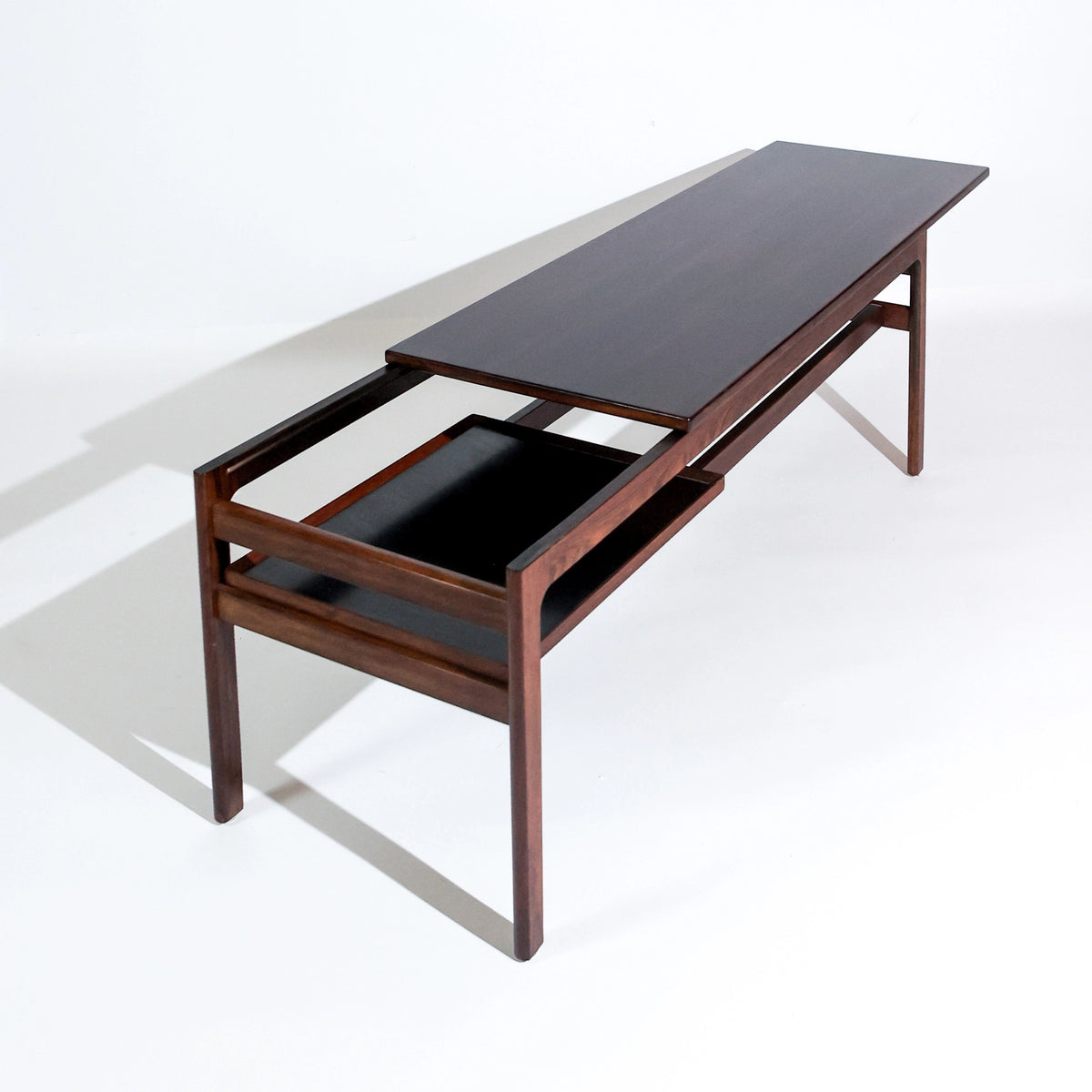 Mesa de Centro Vintage de Hans Olsen, Palisandro, Dinamarca, h. 1958