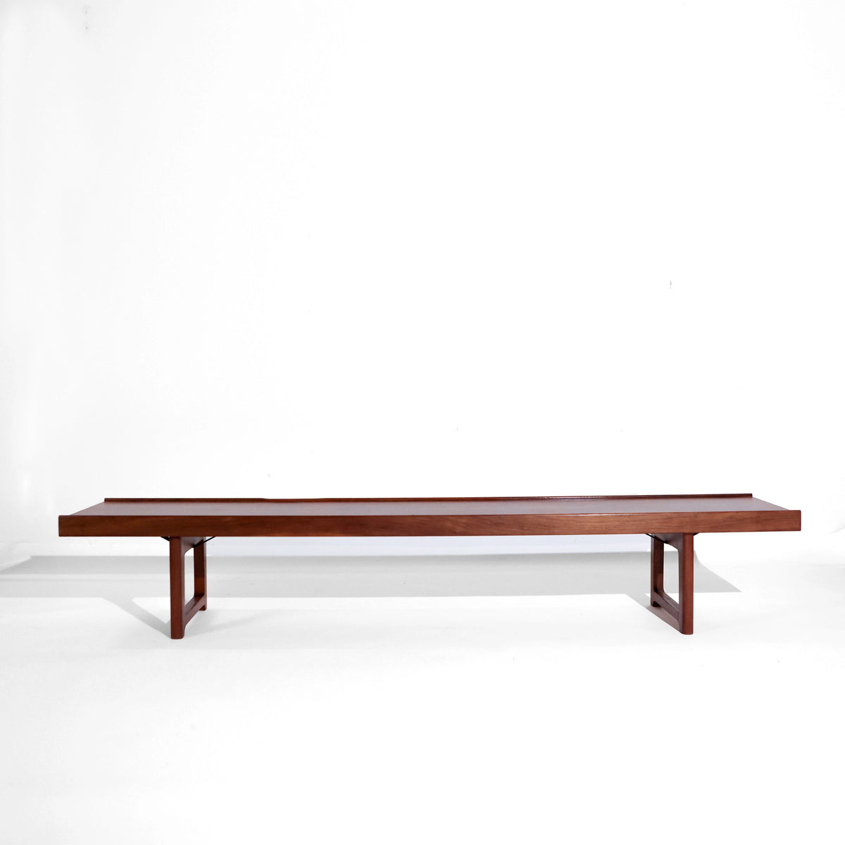 Banco Vintage Krobo de Torbjørn Afdal para Bruksbo con Tres Jardineras, Palisandro, Noruega, Años 60
