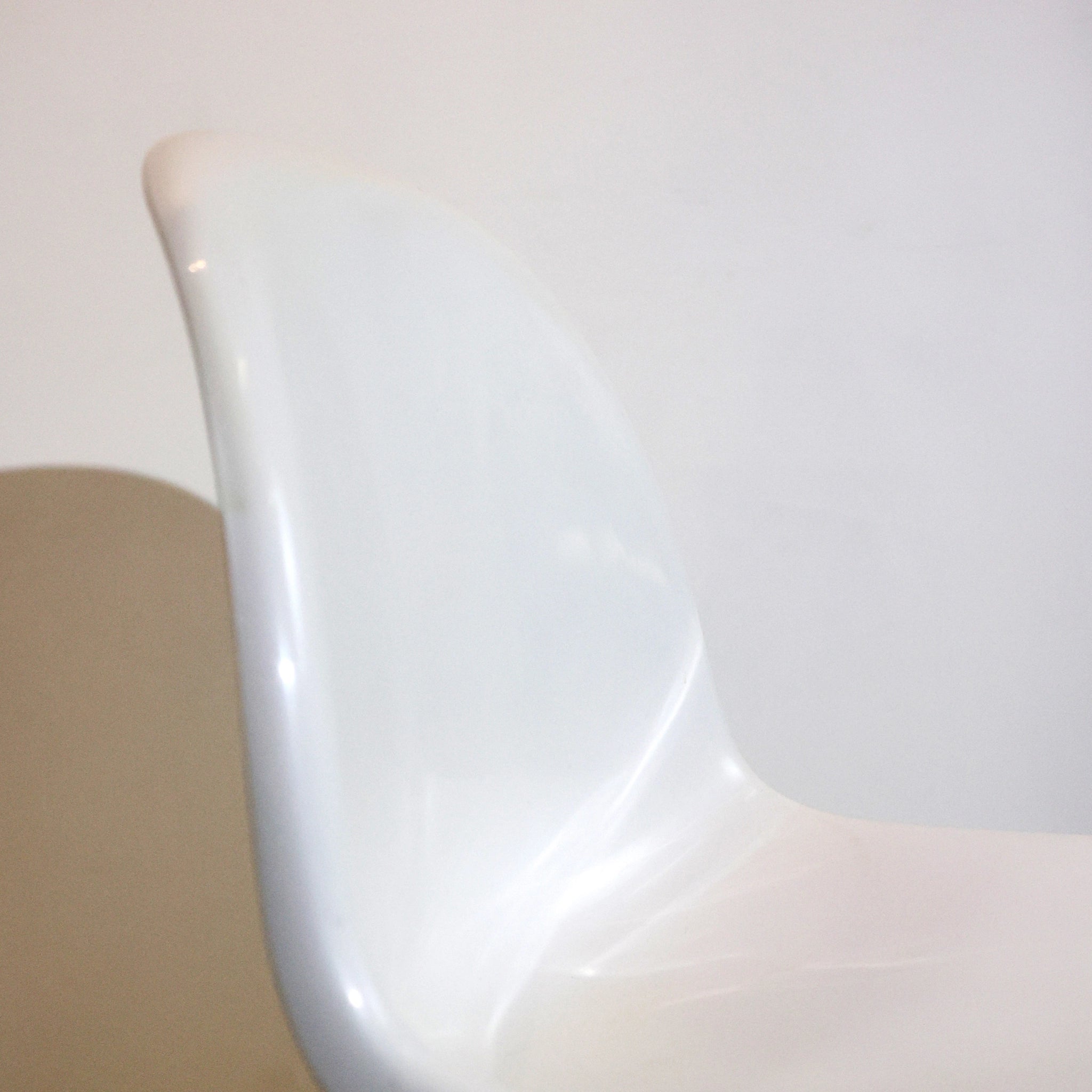White Verner Panton S-Chair – 1971 Herman Miller Edition