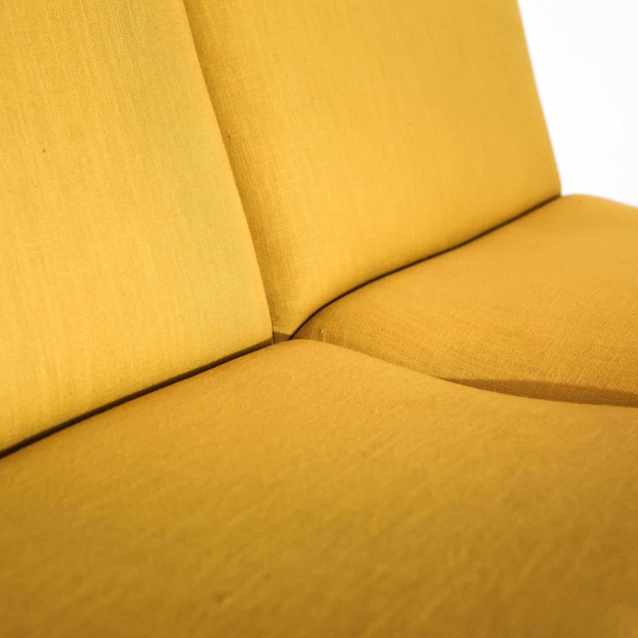 Yellow Three- seater "Sling" Sofa, Knoll, 1970s