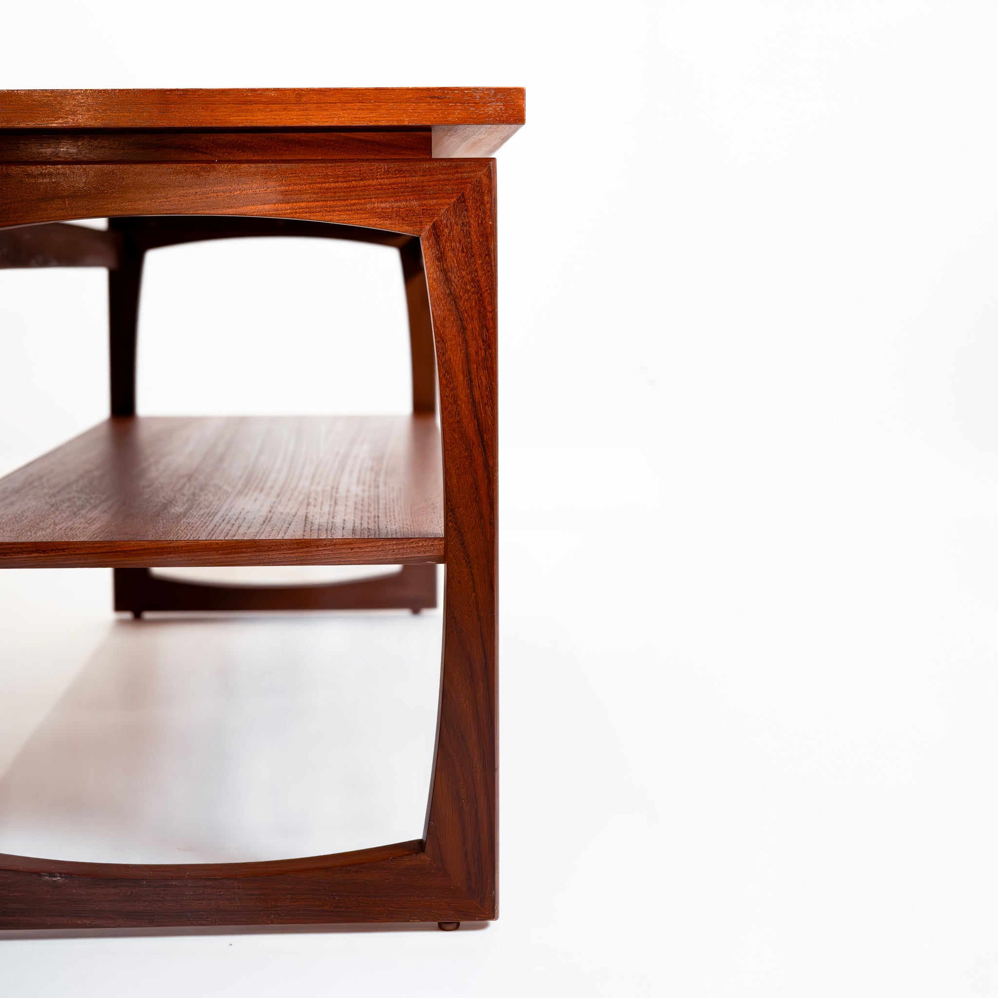 Vintage G-Plan Quadrille Coffee Table/ Side table with Lower Tier, England, 1960s