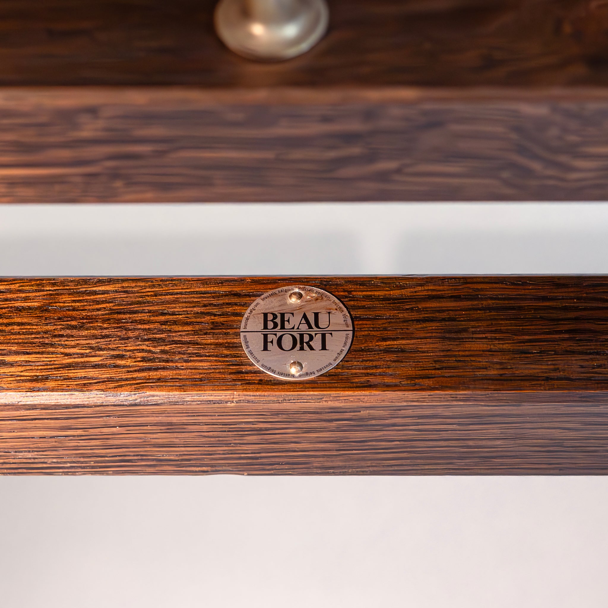 Two-Seater Sofa in Wenge Wood by Georges Van Rijk for Beaufort, Belgium, 1960s