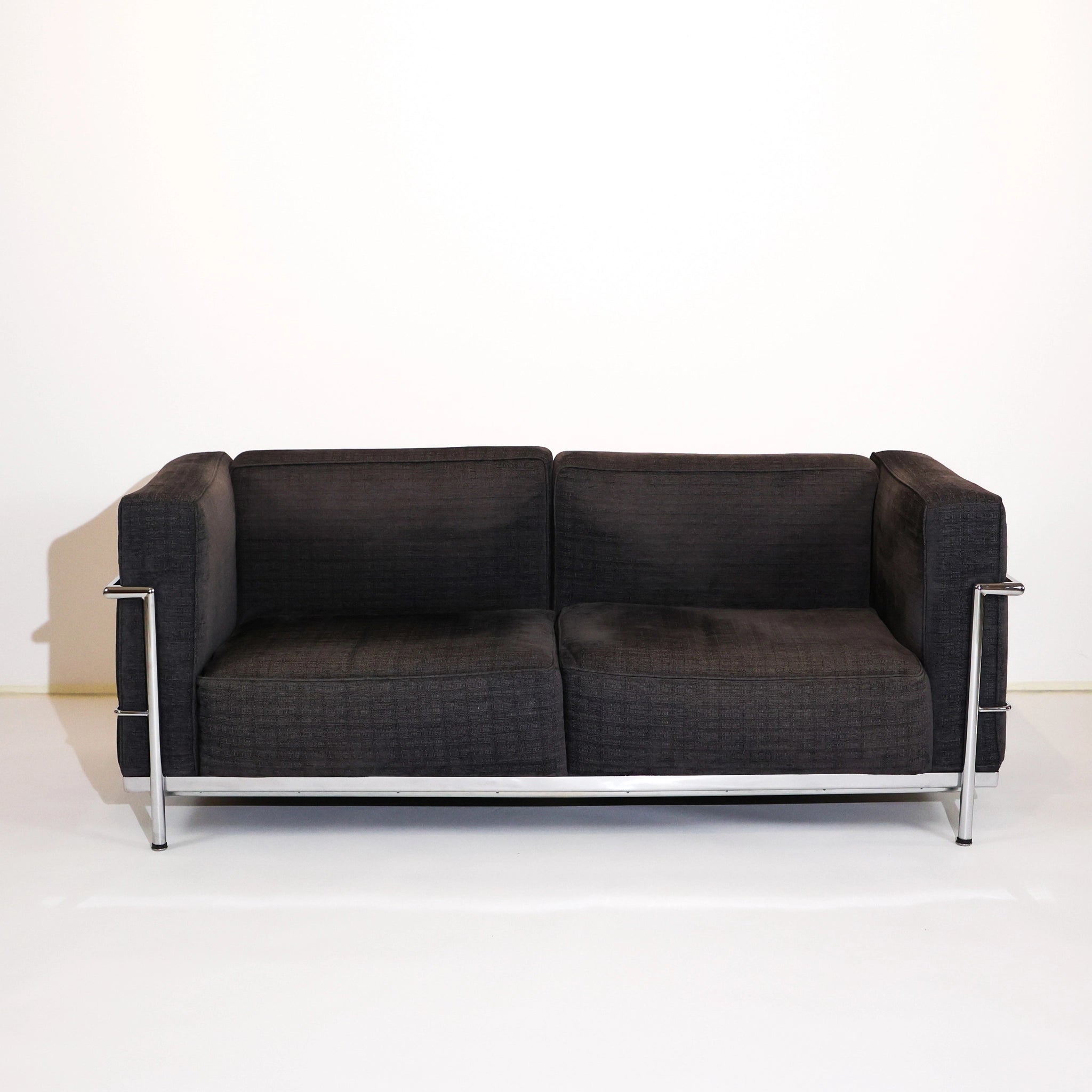 Le Corbusier LC2 Two-Seater Sofa by Cassina, Italy