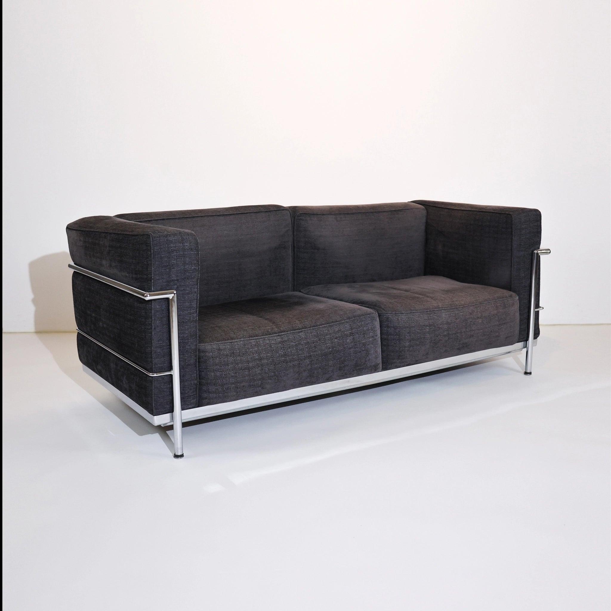 Le Corbusier LC2 Two-Seater Sofa by Cassina, Italy