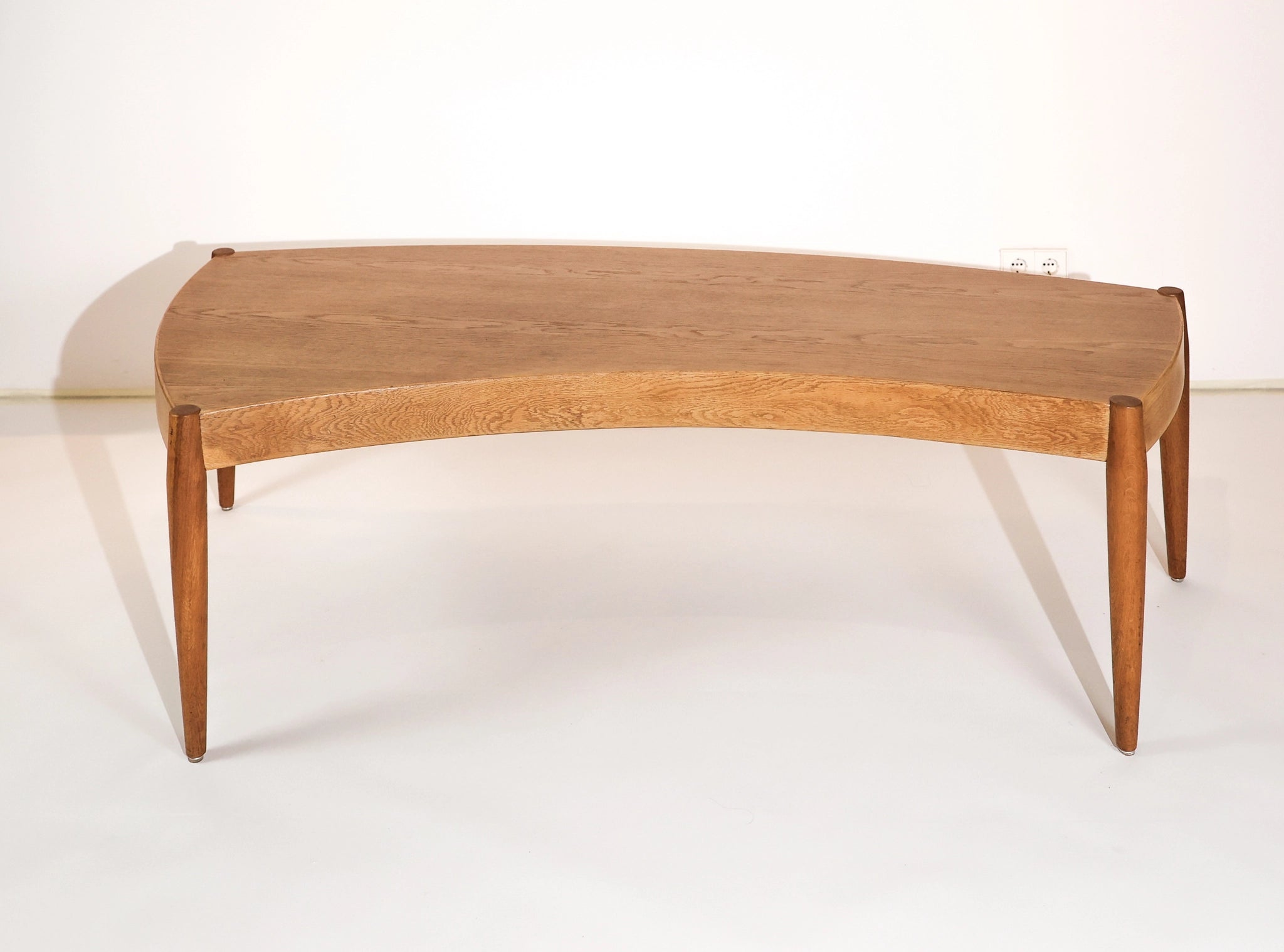 Johannes Andersen for Trensum – Curved Teak Coffee Table, Sweden, 1960s