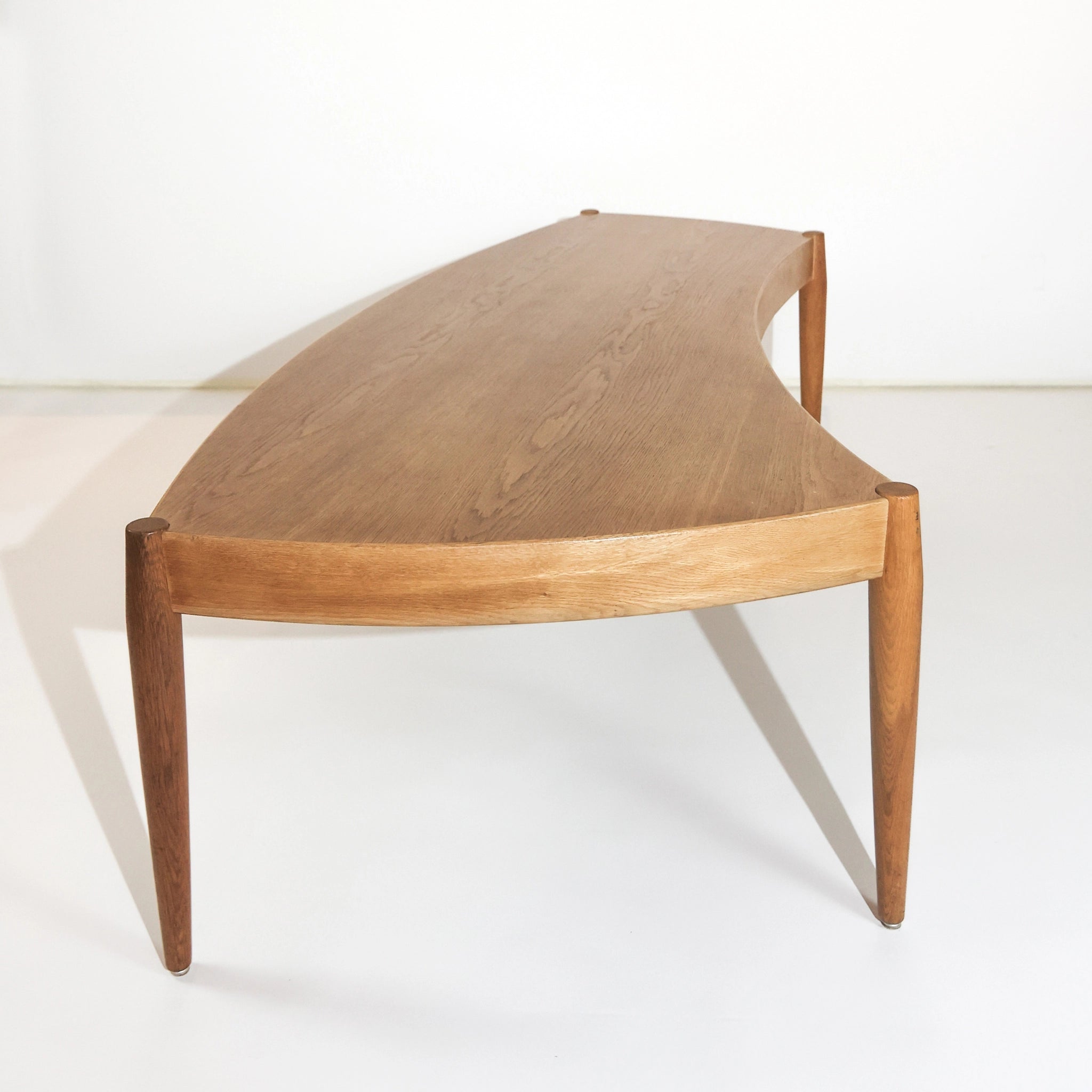Johannes Andersen for Trensum – Curved Teak Coffee Table, Sweden, 1960s