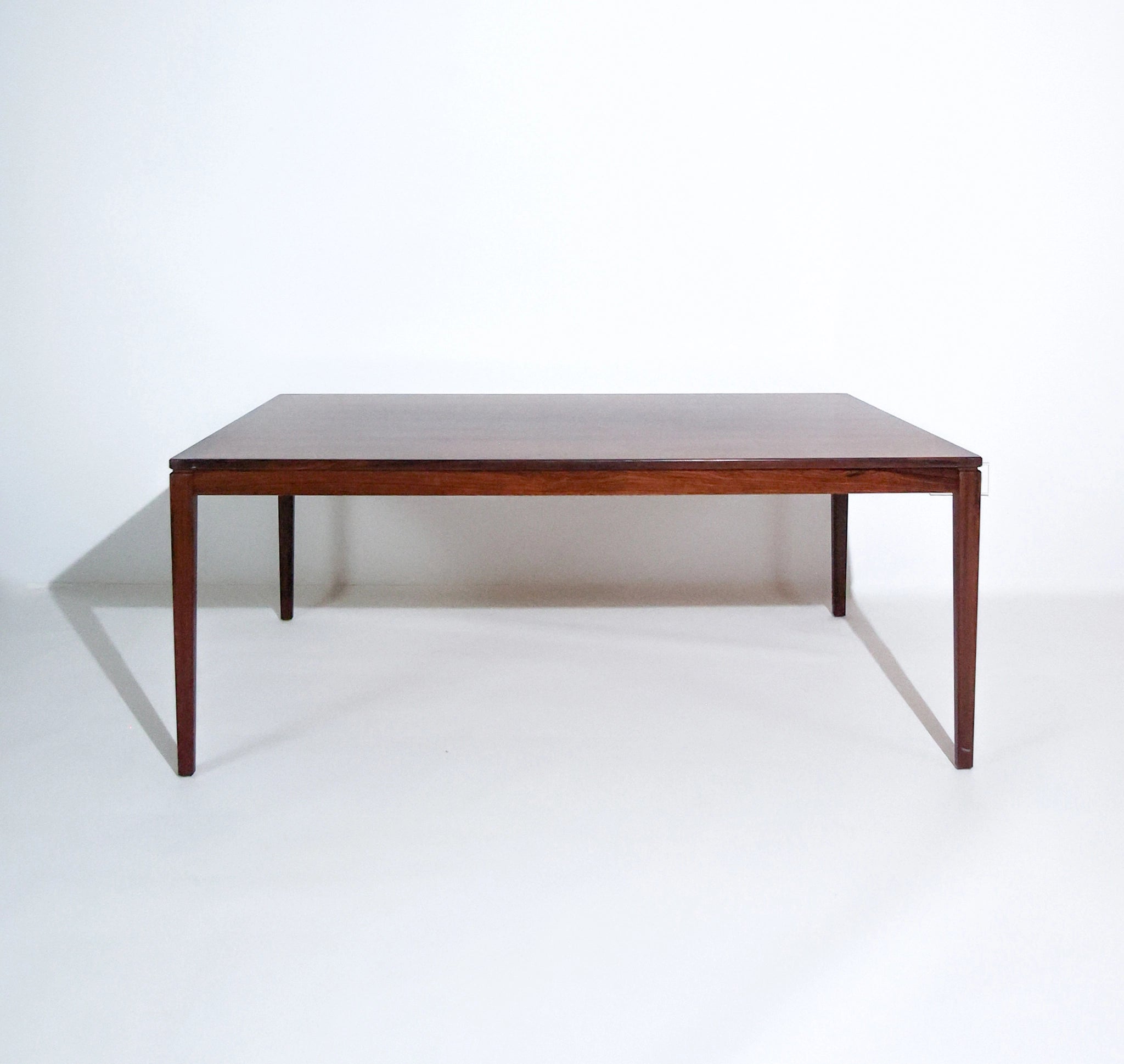 Large Mid-Century Scandinavian Rosewood Coffee Table