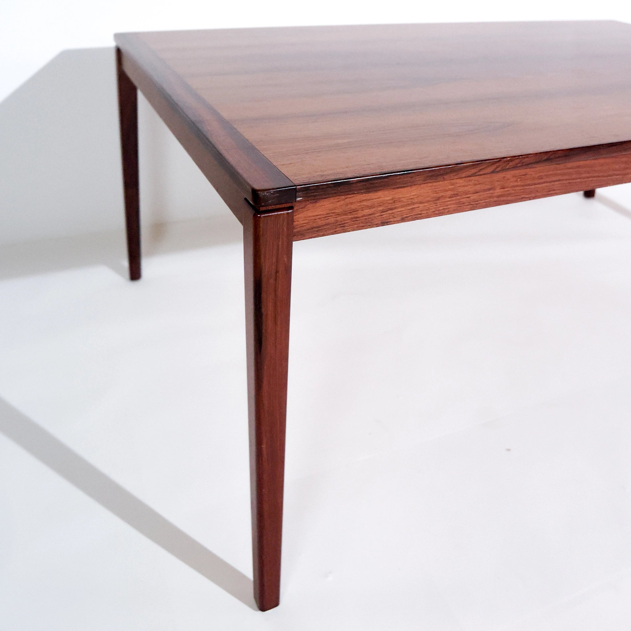Large Mid-Century Scandinavian Rosewood Coffee Table