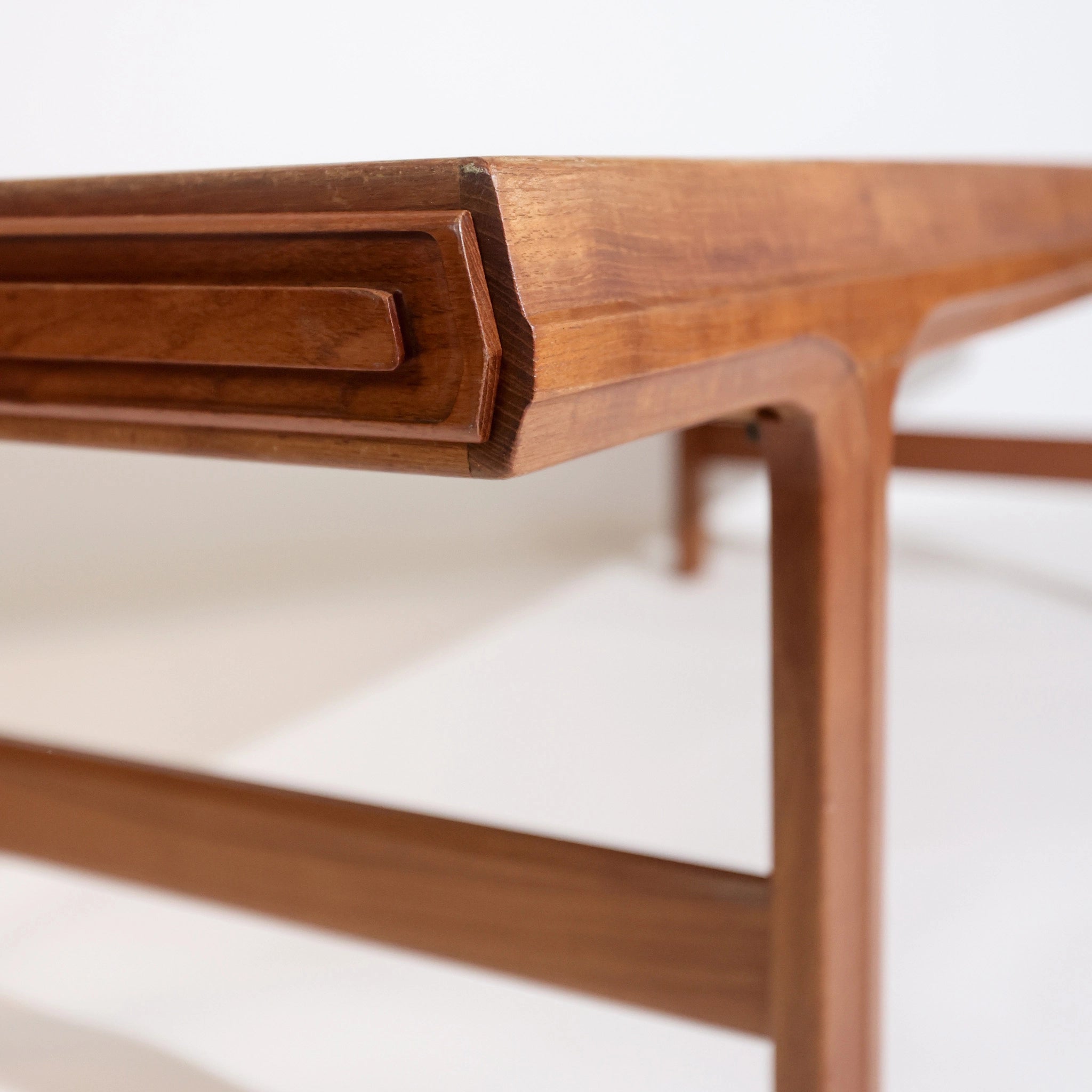 Mid-Century Scandinavian Teak Coffee Table with Hidden Drawers,Sweden 1960s