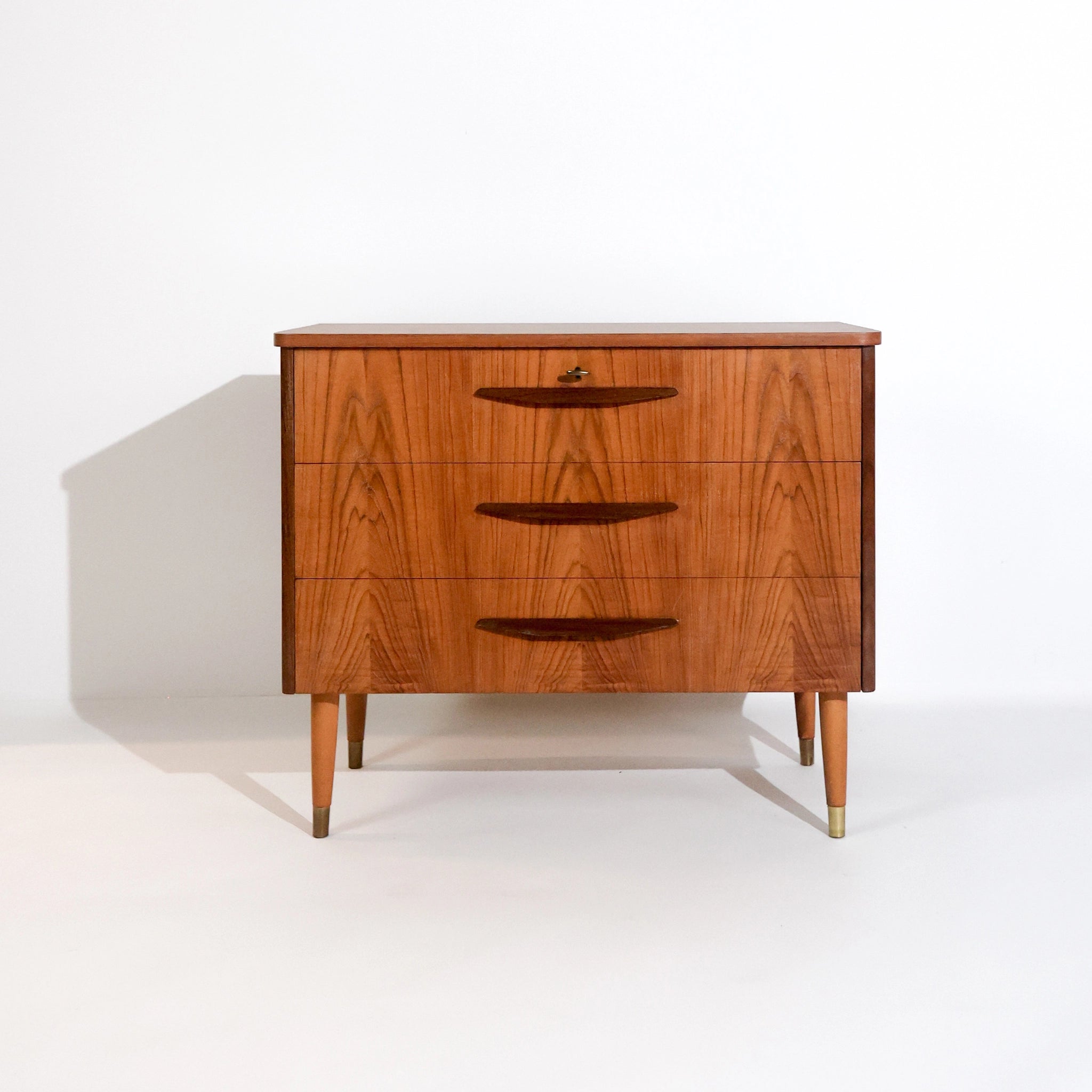 Mid-Century Scandinavian Teak Chest of Drawers