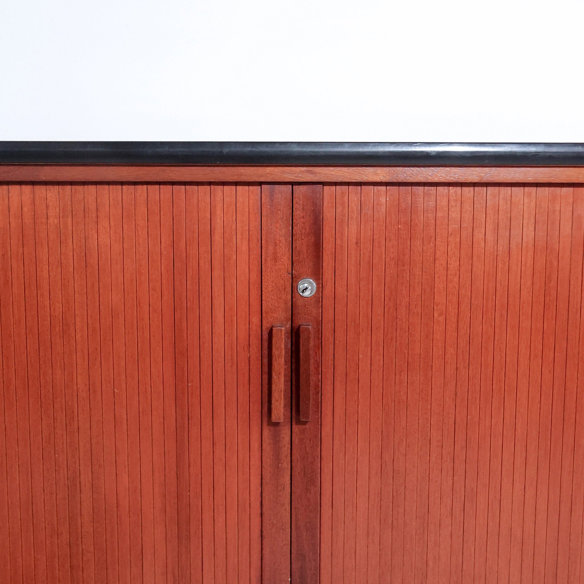 Mid-Century Scandinavian Teak Sideboard with Sliding Doors