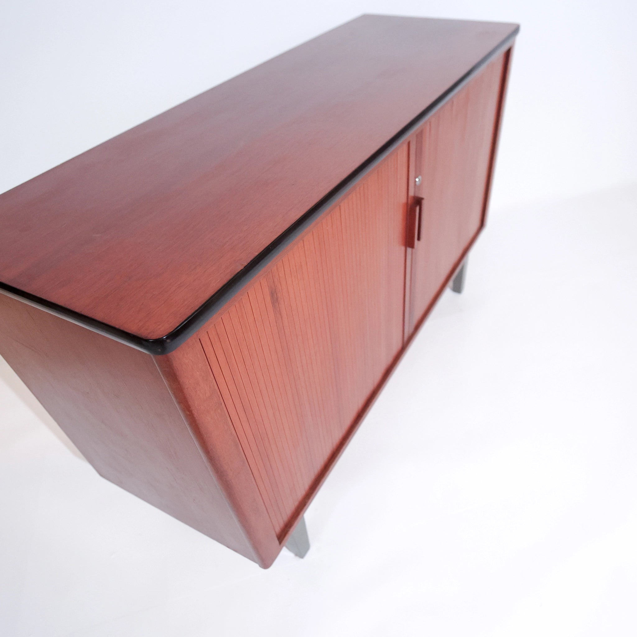 Mid-Century Scandinavian Teak Sideboard with Sliding Doors