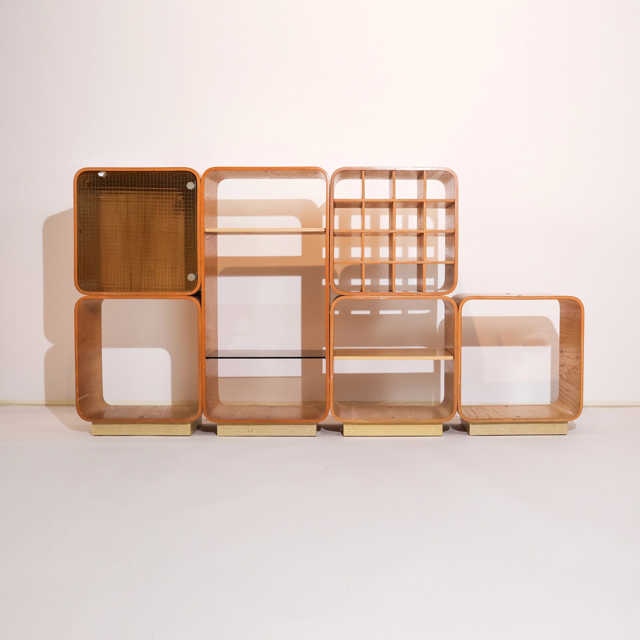 Modular Shelving System by Carlo De Carli, Italy, 1970s.