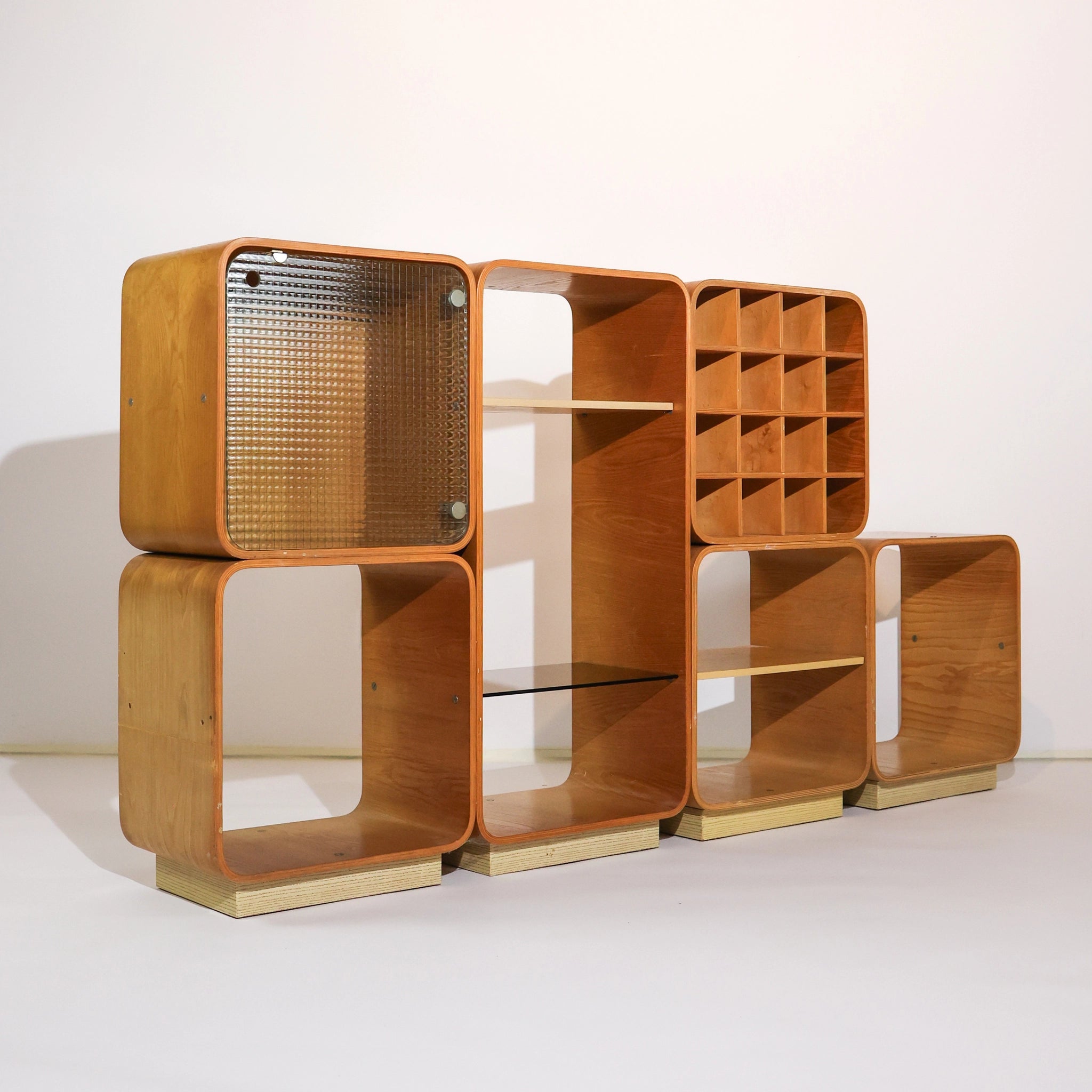 Modular Shelving System by Carlo De Carli, Italy, 1970s.