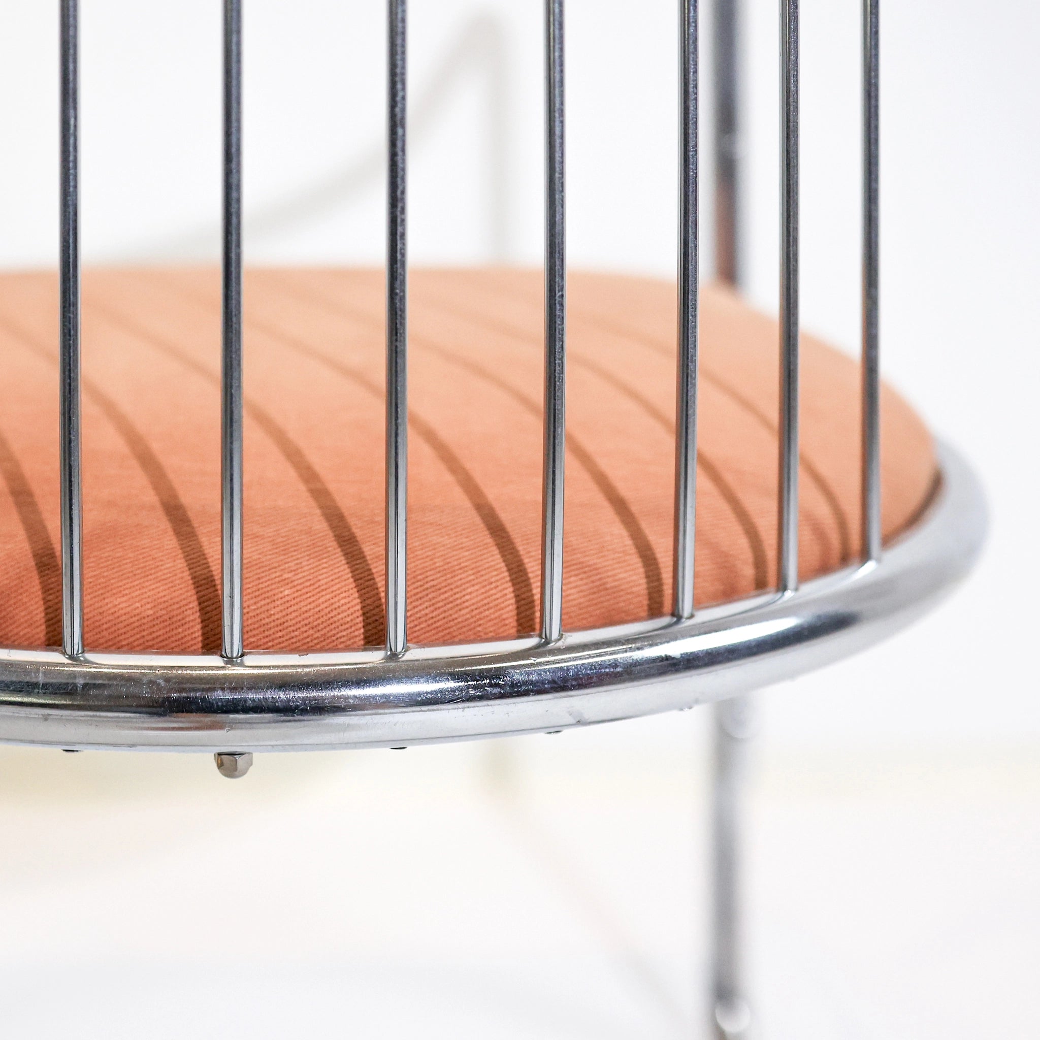 Set of Four Metal Cantilever Chairs, 1980s