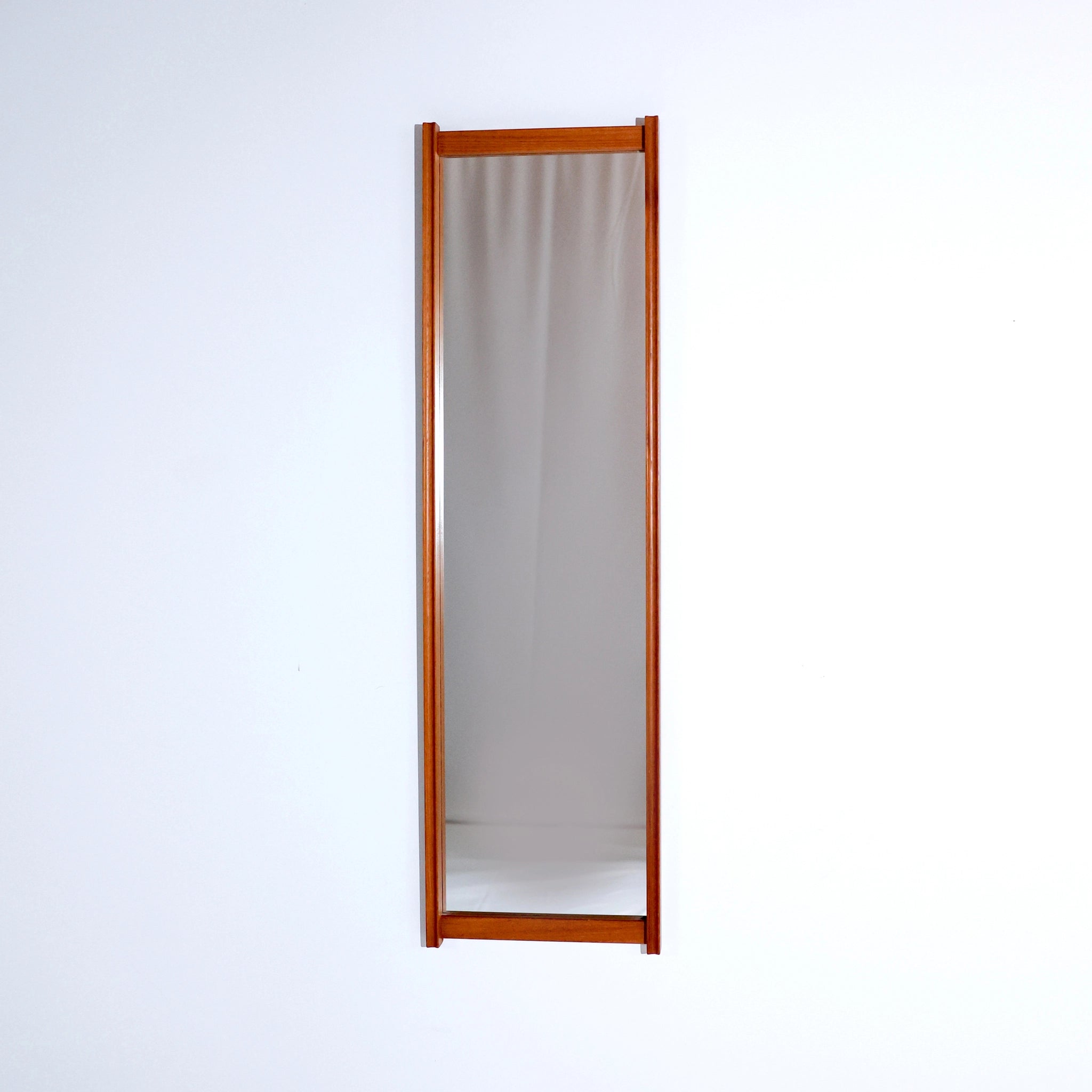 Long Rectangular Mid-Century Swedish Mirror, 1960s