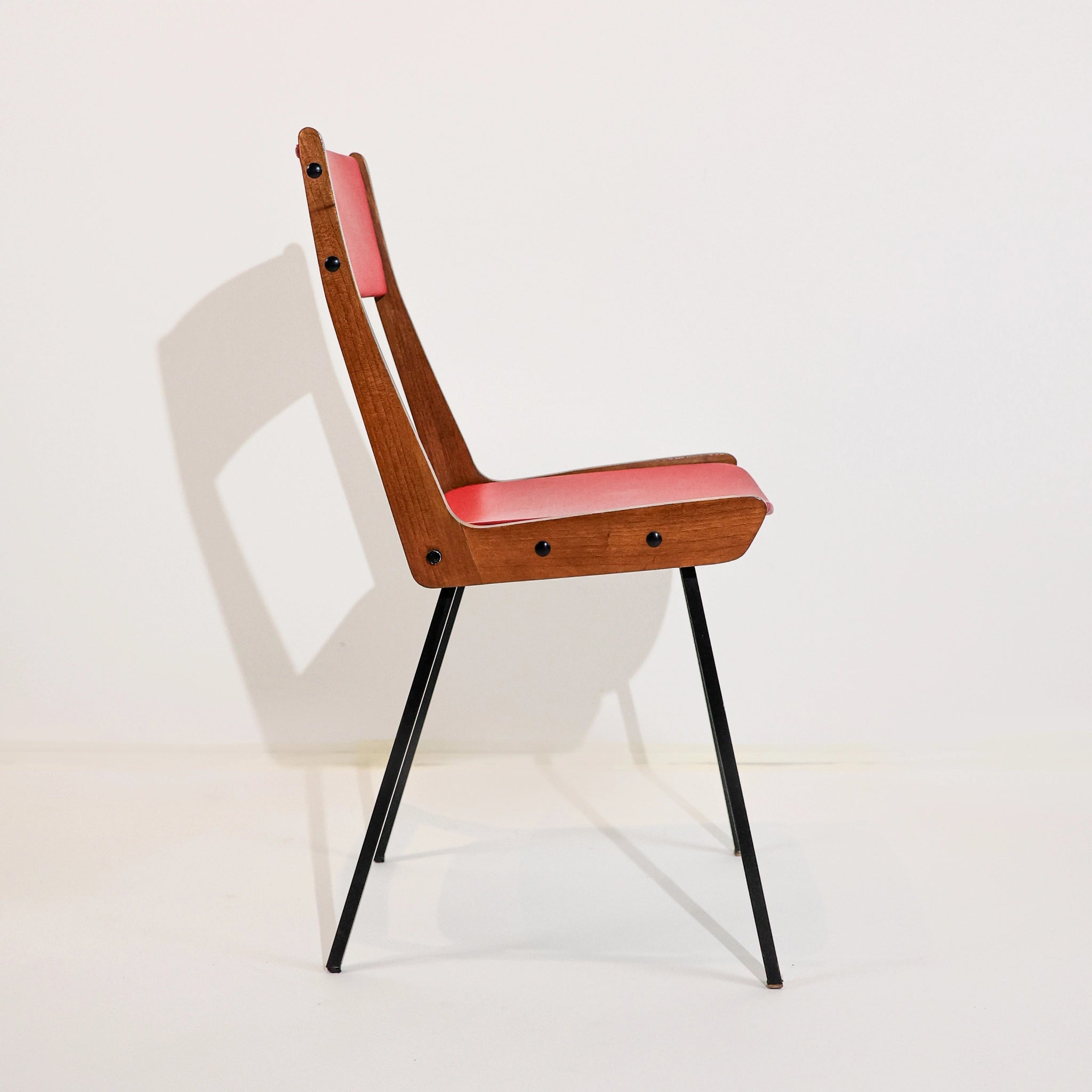 Set of Six Chairs by Carlo Ratti, Italy, 1950s