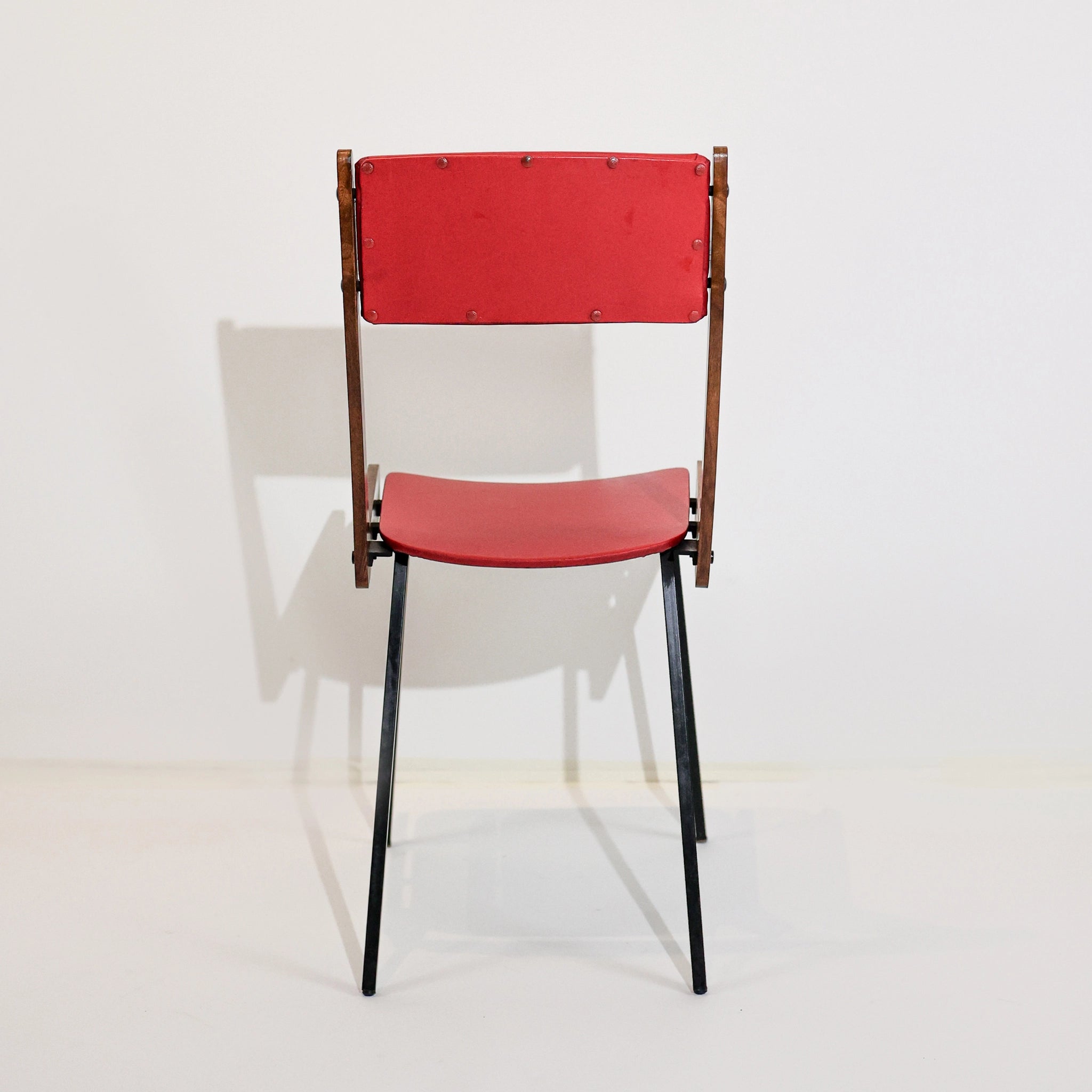 Set of Six Chairs by Carlo Ratti, Italy, 1950s
