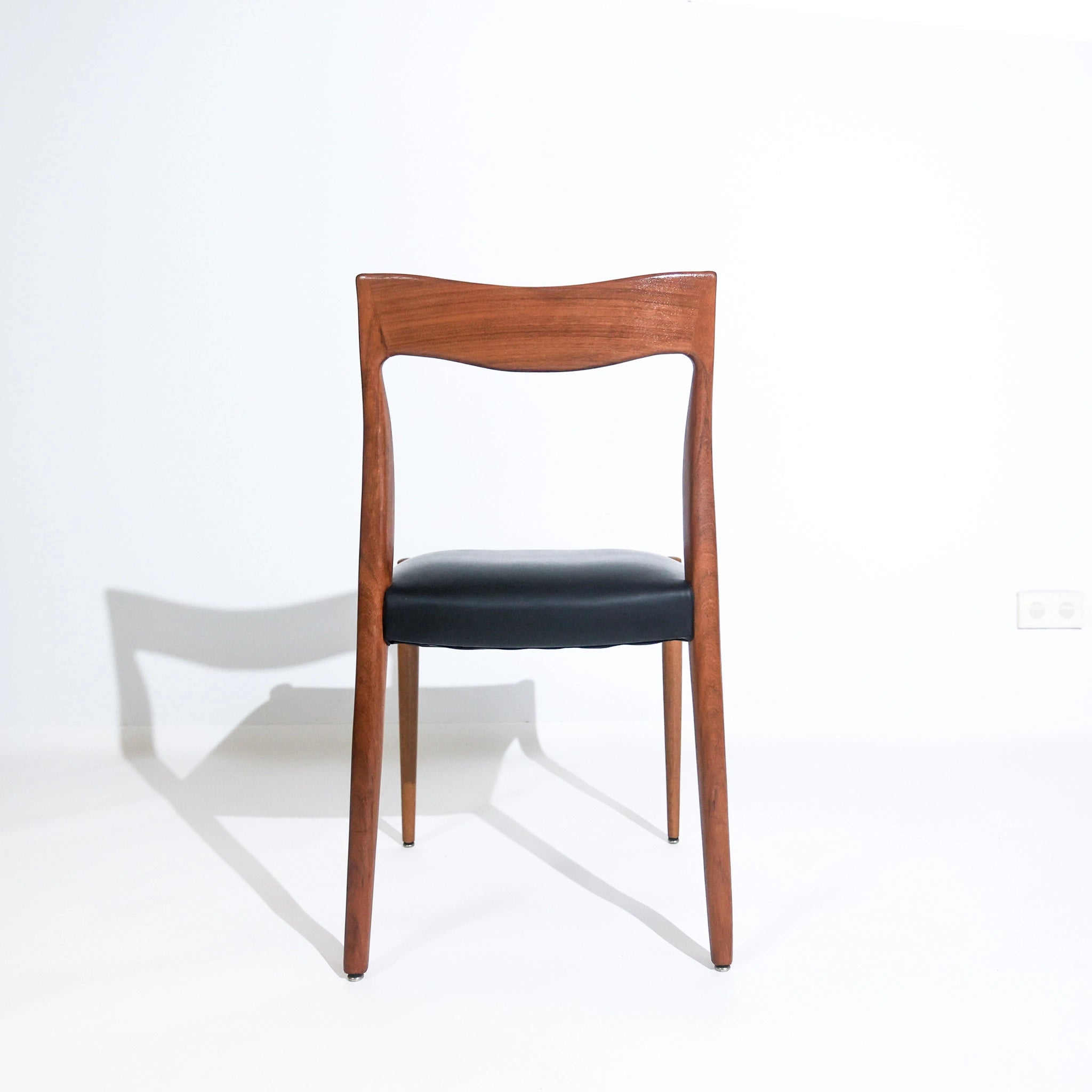 Set of 6 Scandinavian Mid-Century Teak Dining Chairs by Arne Hovmand-Olsen for Mogens Kold, Denmark,1960s