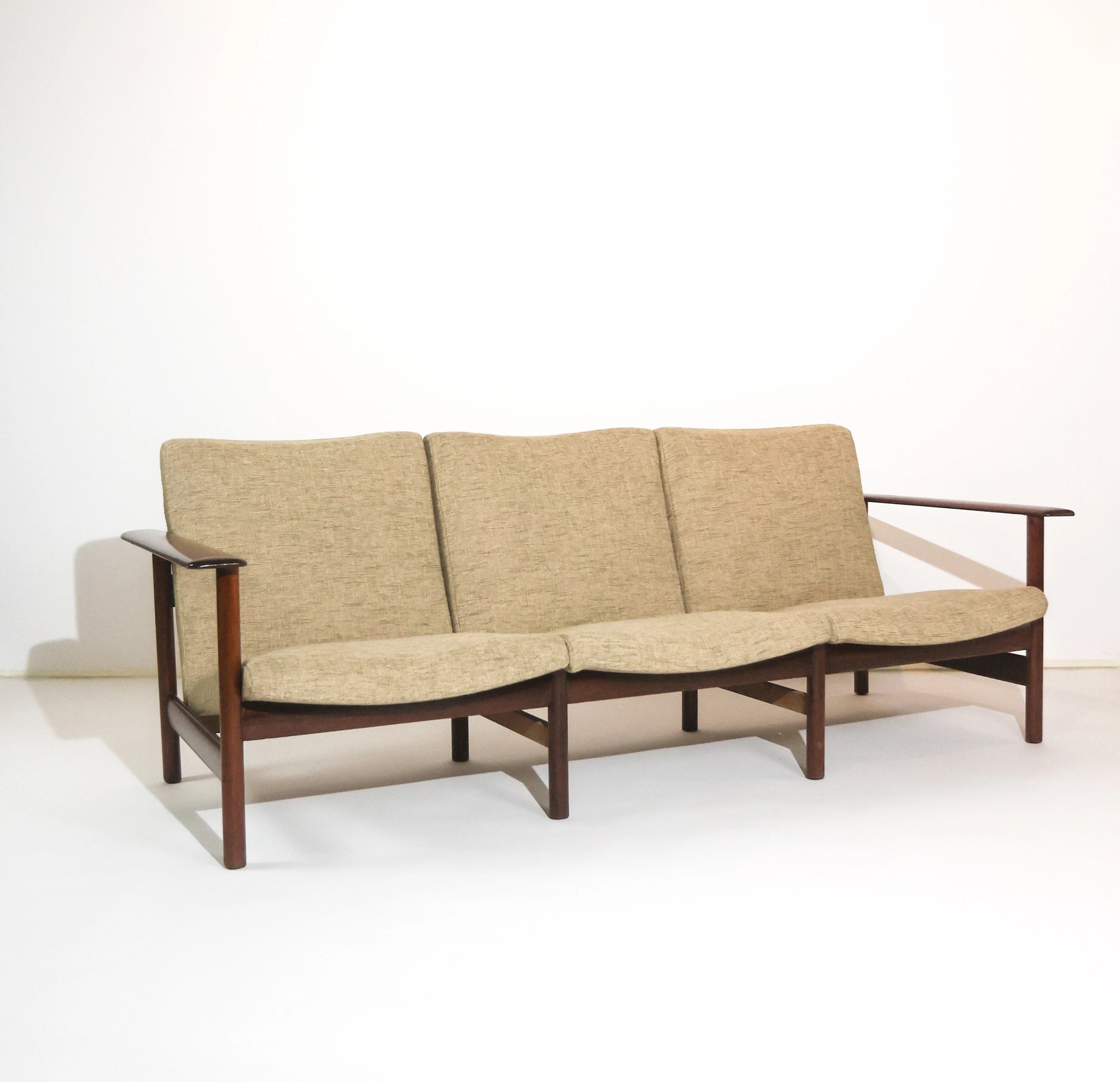 Three- seater Sofa by Siège Steiner, France, 1960s