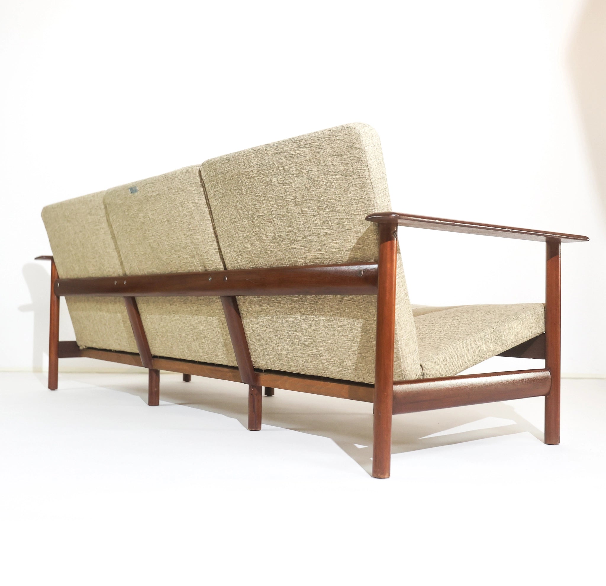 Three- seater Sofa by Siège Steiner, France, 1960s