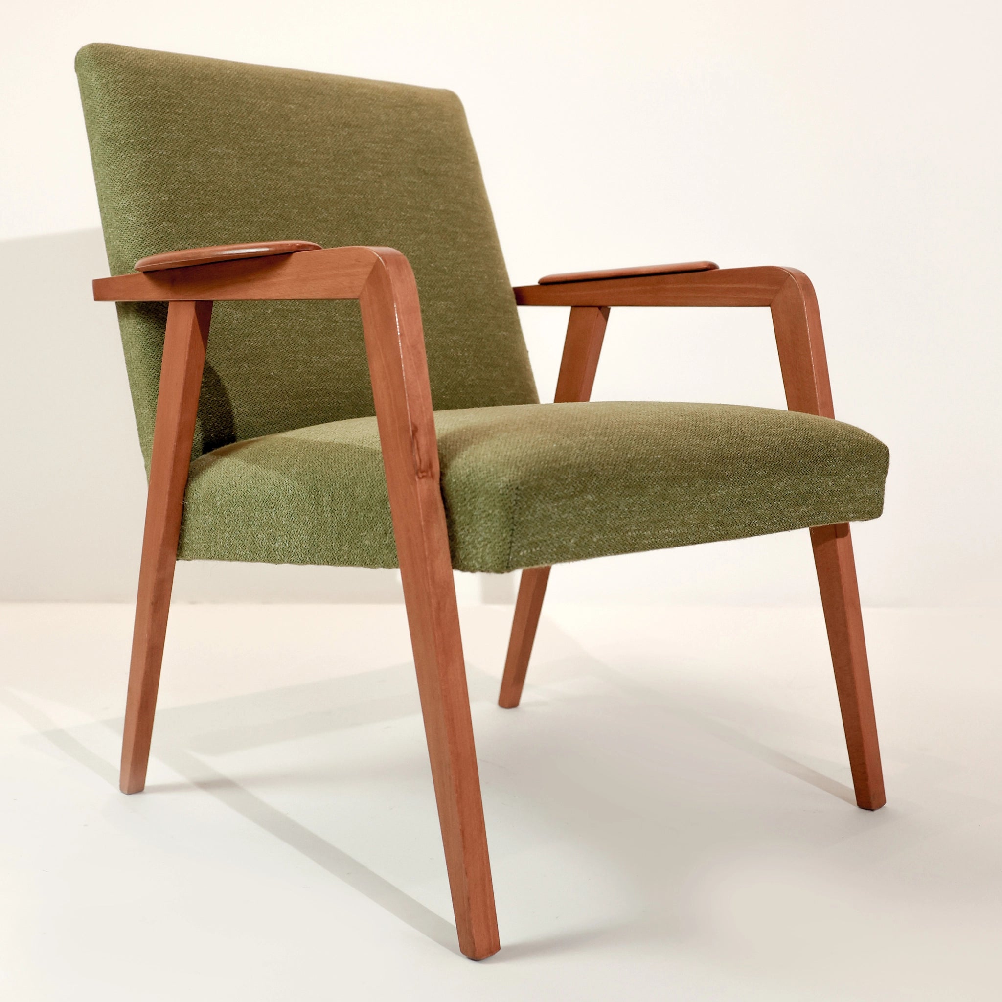 Scandinavian Mid-Century Green Armchair, Sweden, 1960s