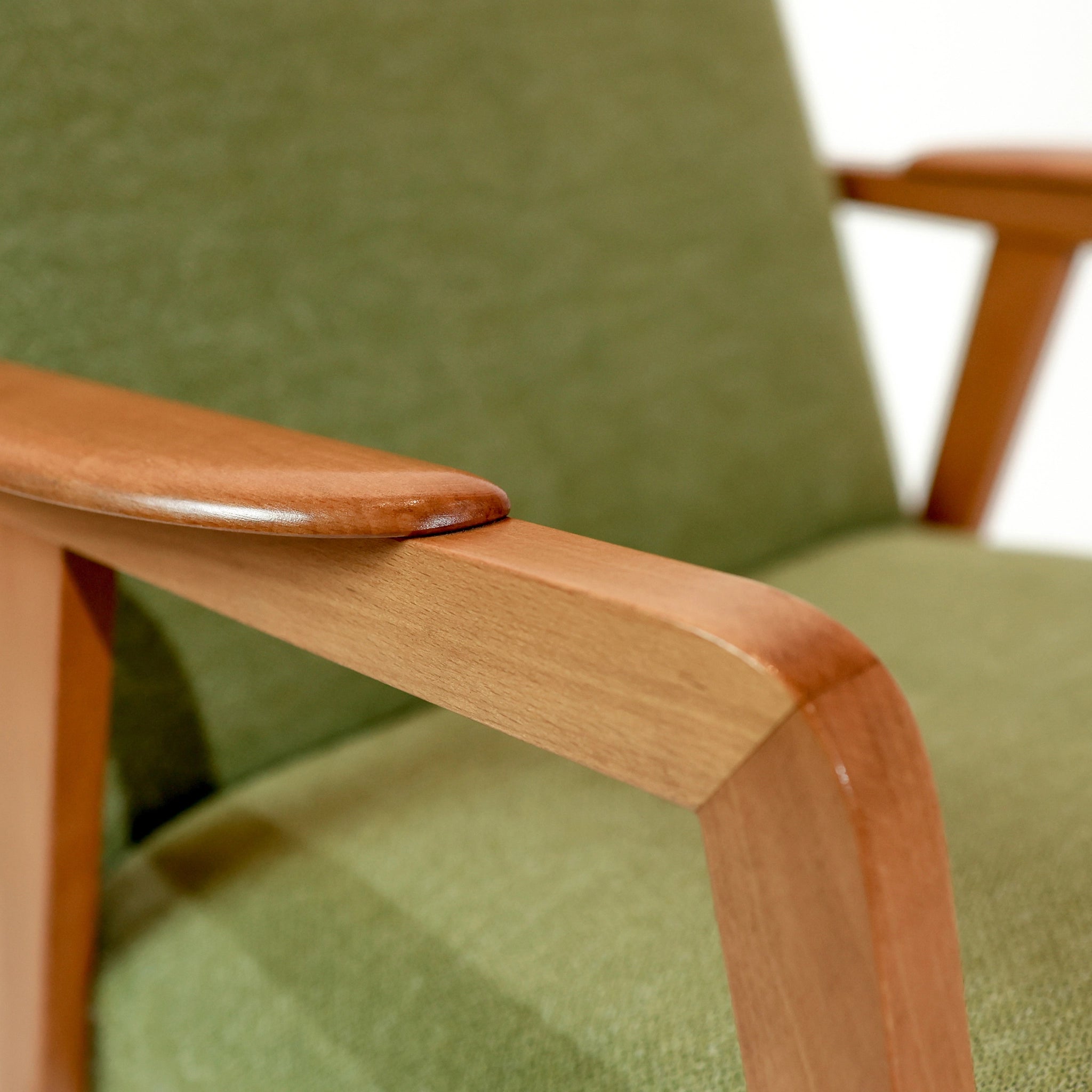 Scandinavian Mid-Century Green Armchair, Sweden, 1960s