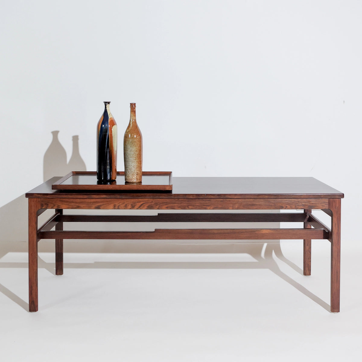 Mesa de Centro Vintage de Hans Olsen, Palisandro, Dinamarca, h. 1958