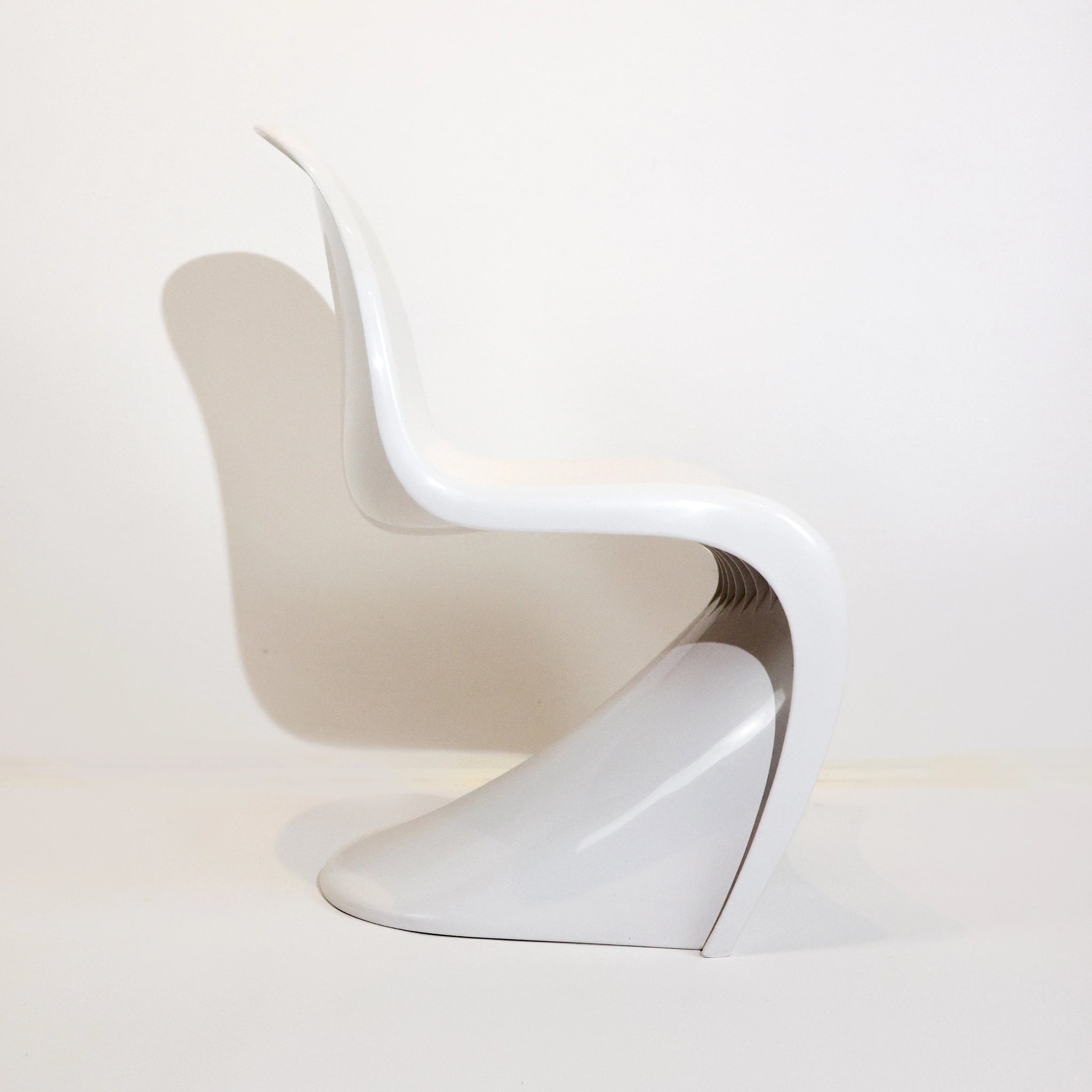 White Verner Panton S-Chair – 1971 Herman Miller Edition
