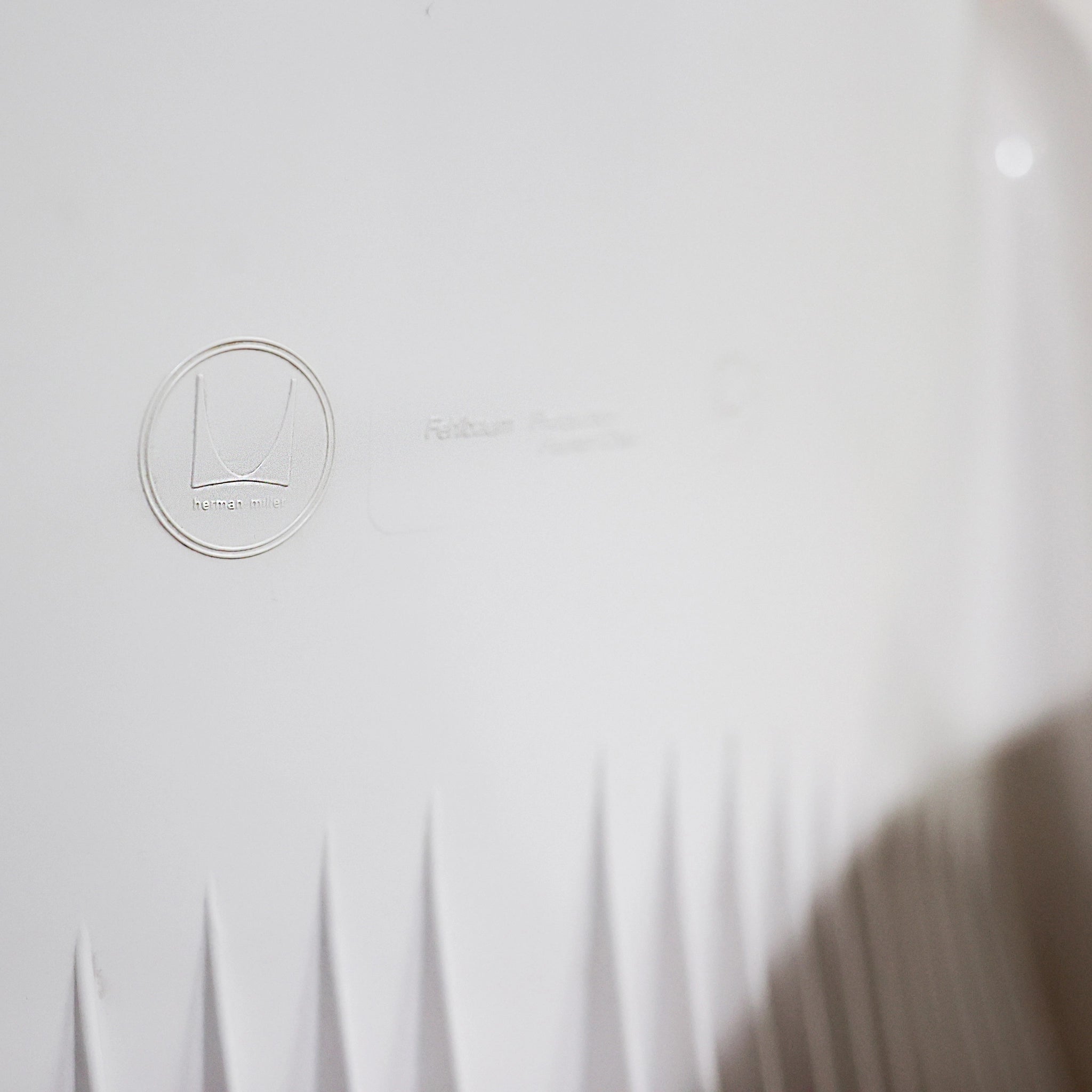 White Verner Panton S-Chair – 1971 Herman Miller Edition