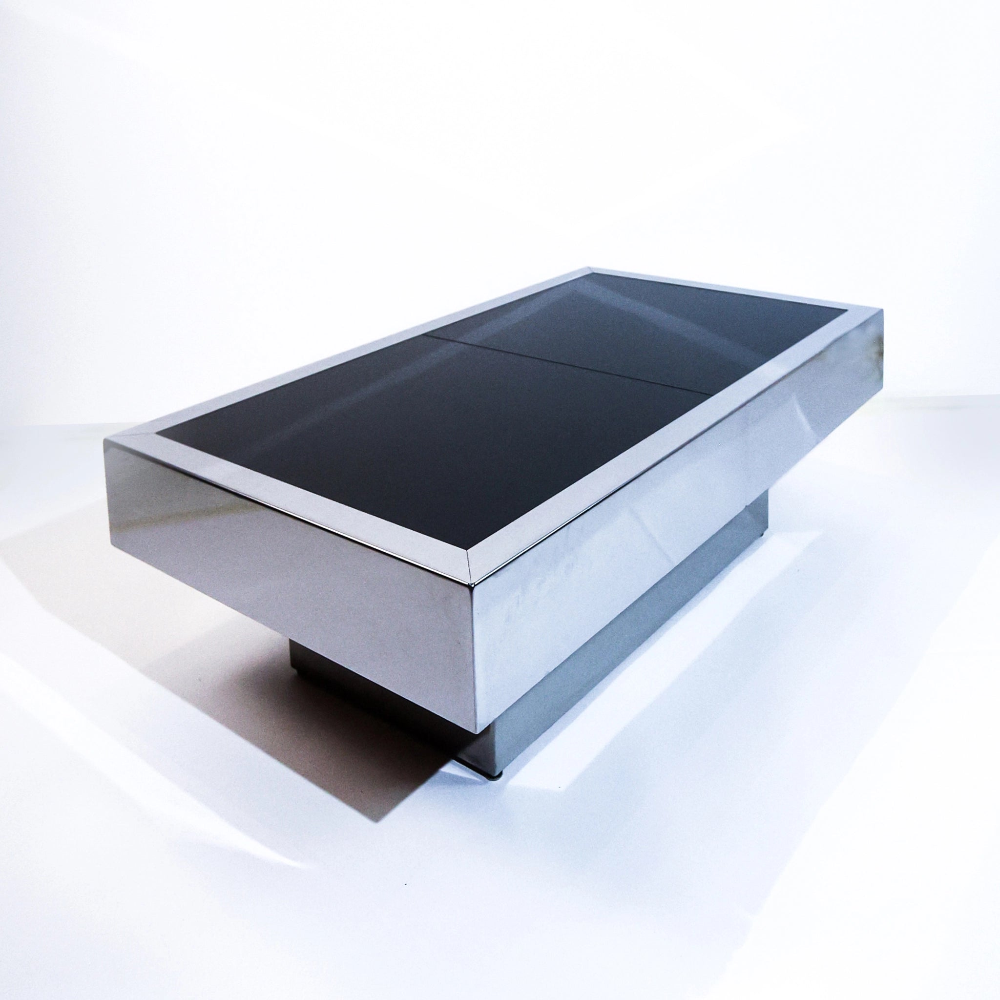 Willy Rizzo Dry Bar Coffee Table for Cidue, 1970s