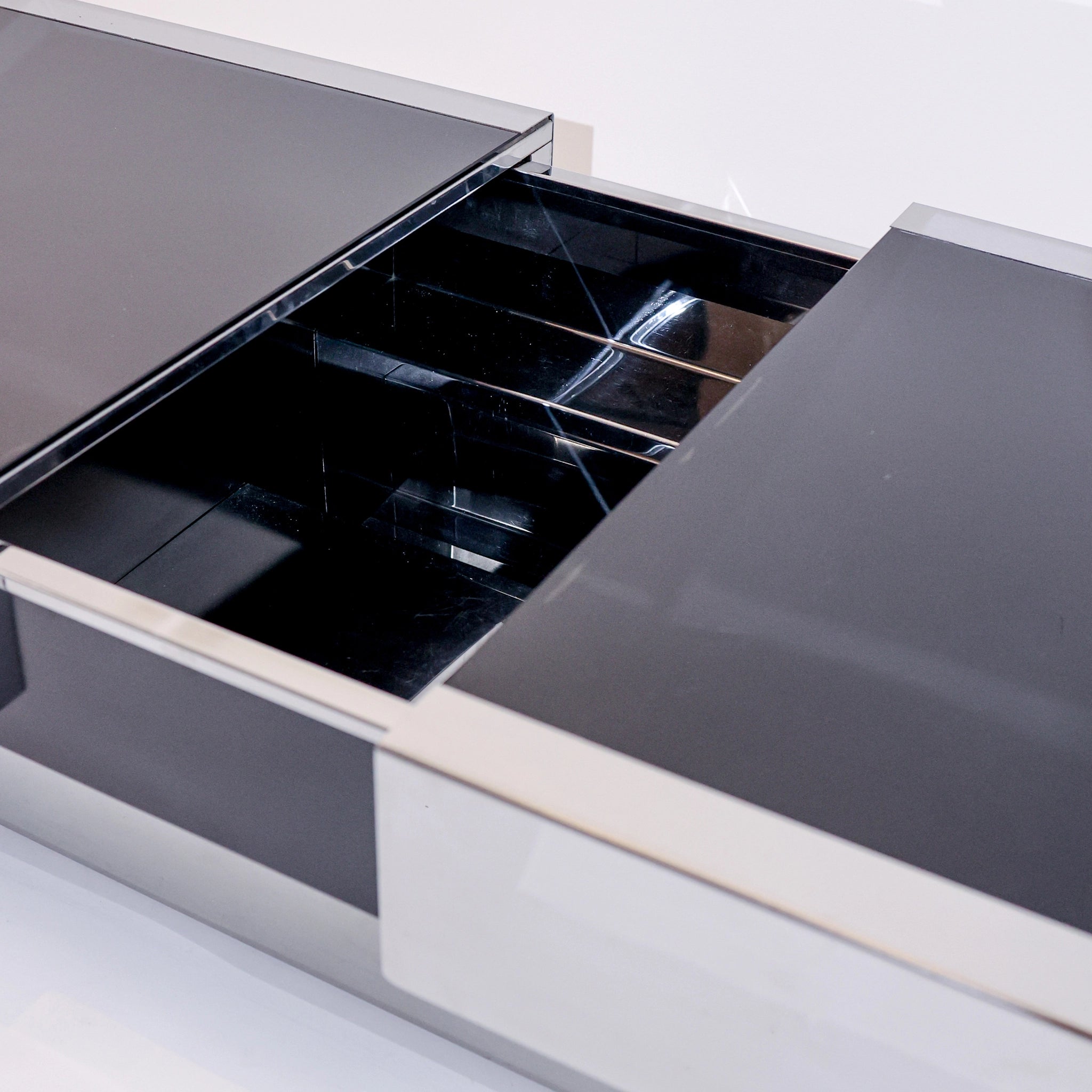 Willy Rizzo Dry Bar Coffee Table for Cidue, 1970s